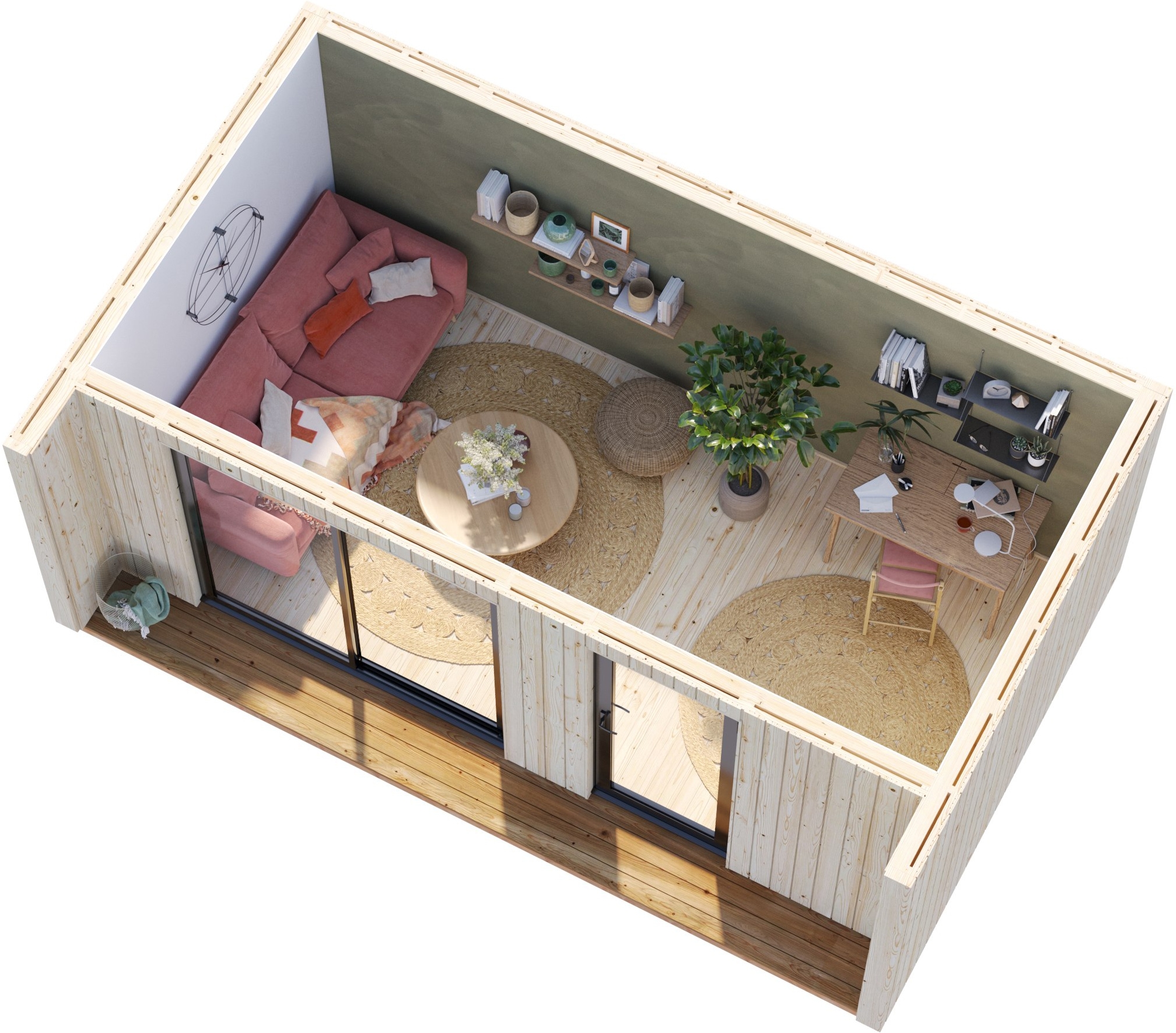 Palmako Gartenhaus »Rebekka 13,6 m²«