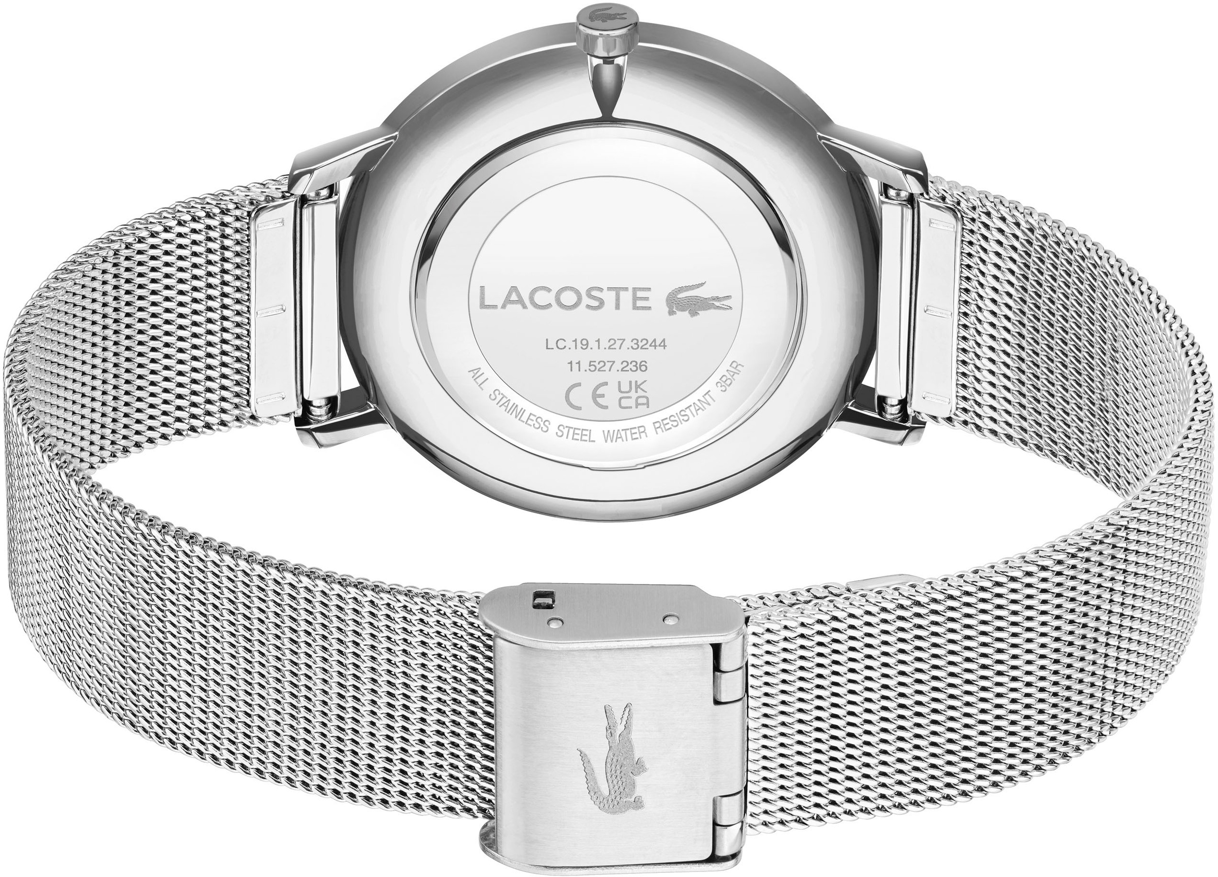 Lacoste Quarzuhr »CROCORGIN, 2001285«, Armbanduhr, Damenuhr, Mineralglas, analog