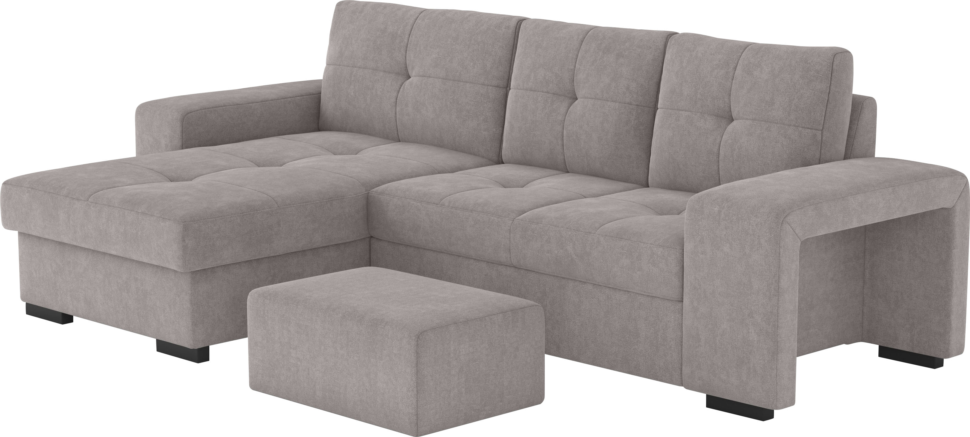 Thumbnail - COTTA Ecksofa "Mattina L-Form" mit Hocker, wahlweise mit Bettfunktion & Bettkasten