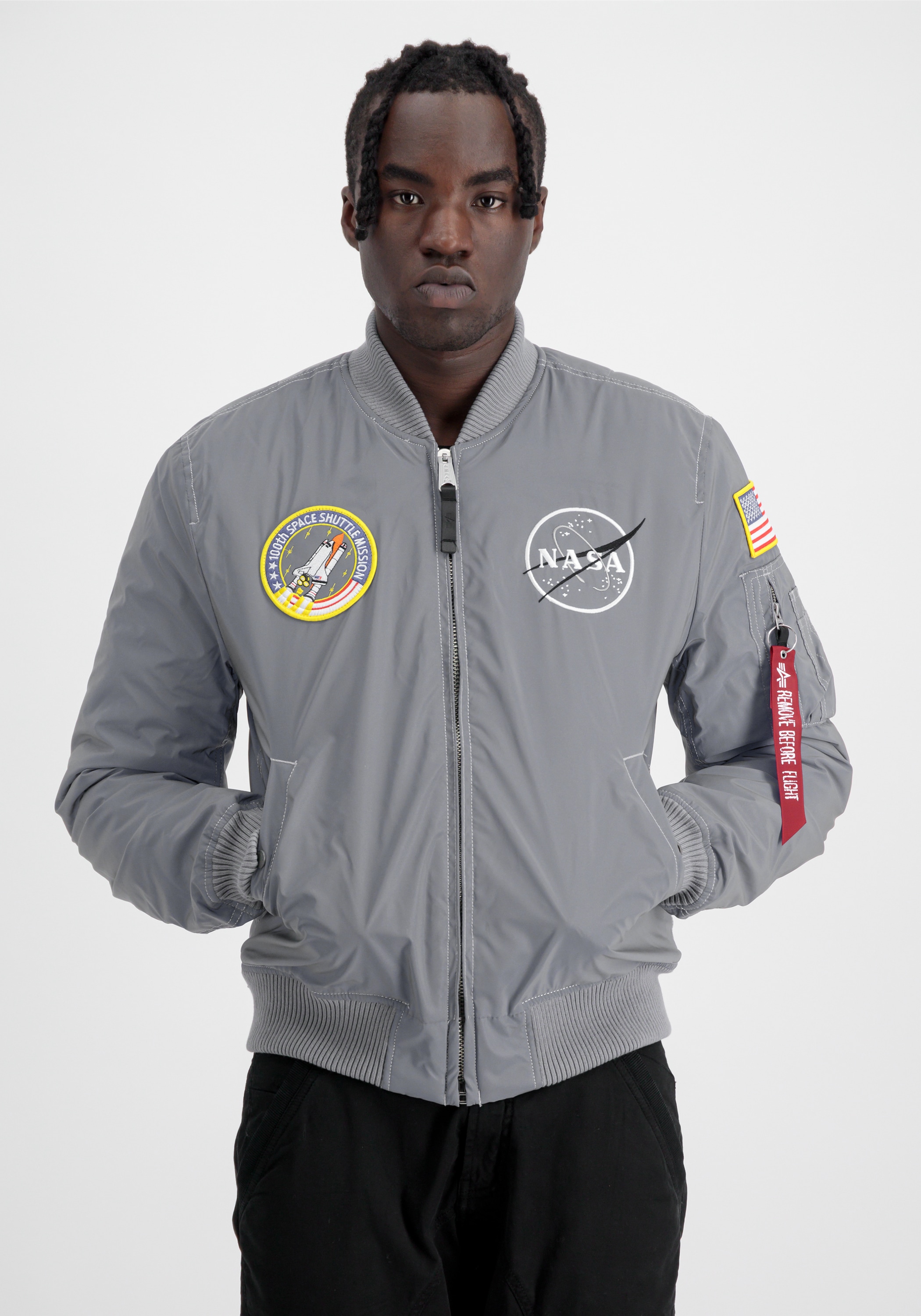 Alpha Industries Bomberjacke »Alpha Industries Men - Bomber Jackets MA-1 NASA Reflective«