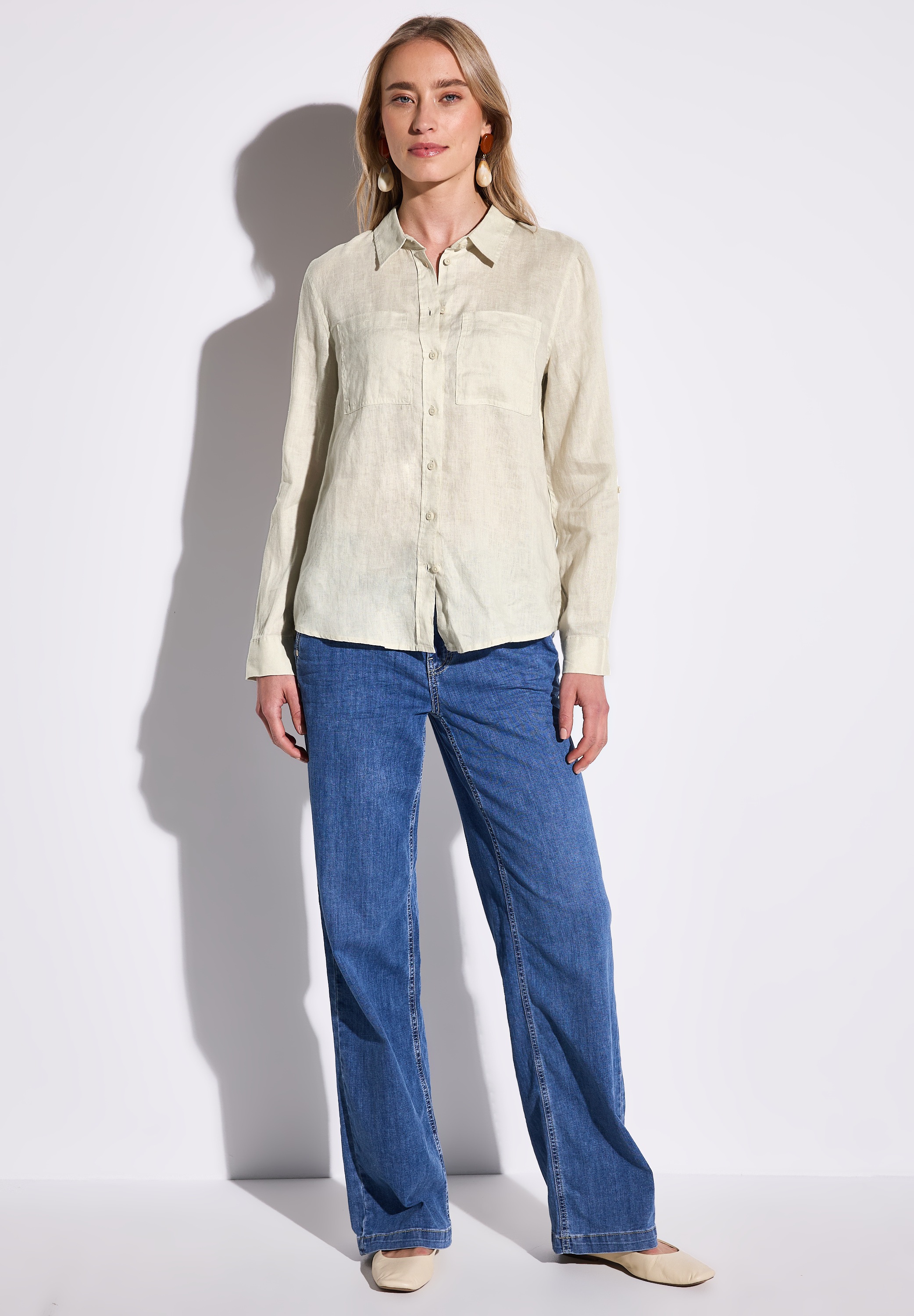 Thumbnail - STREET ONE Langarmbluse mit Brusttaschen