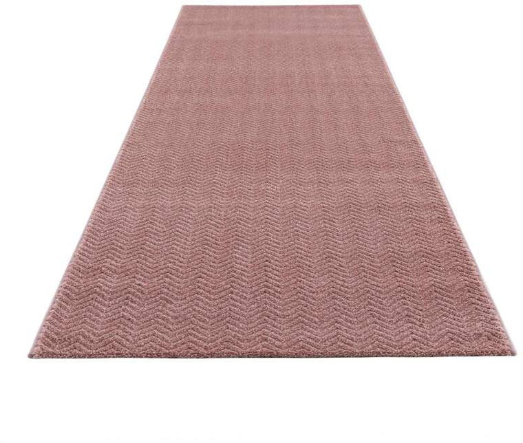 Carpet City Teppich "Friseé-Teppich FANCY805" rechteckig 12 mm Höhe Läufer, günstig online kaufen