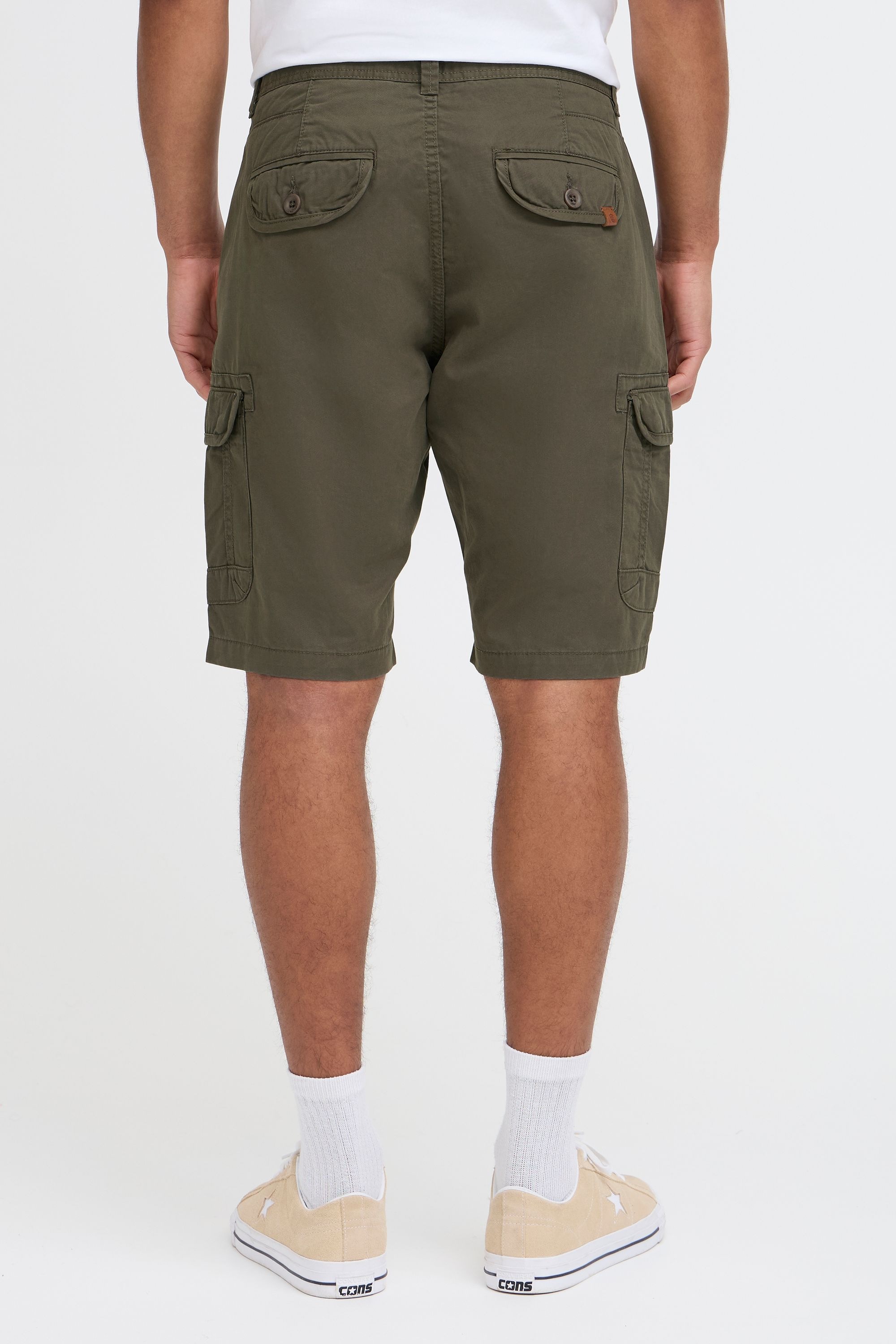 Cargoshorts BLEND "Cargoshorts BHCrixus", Herren, Gr. M, N-Gr, grün (dusty grün), Obermaterial: 100% Baumwolle CO., Hosen 6