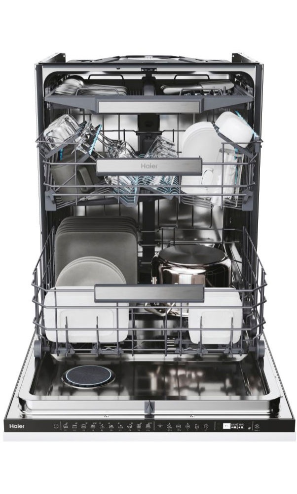 Haier vollintegrierbarer Geschirrspüler I-PRO SHINE SERIE 4 »XI 6B0M3PDB«, 16 Maßgedecke