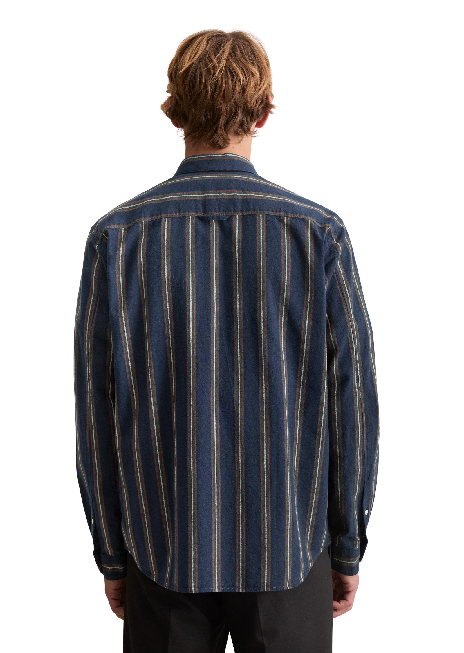 Thumbnail - Marc OPolo DENIM Langarmhemd "mit mehrfarbigen Streifen"