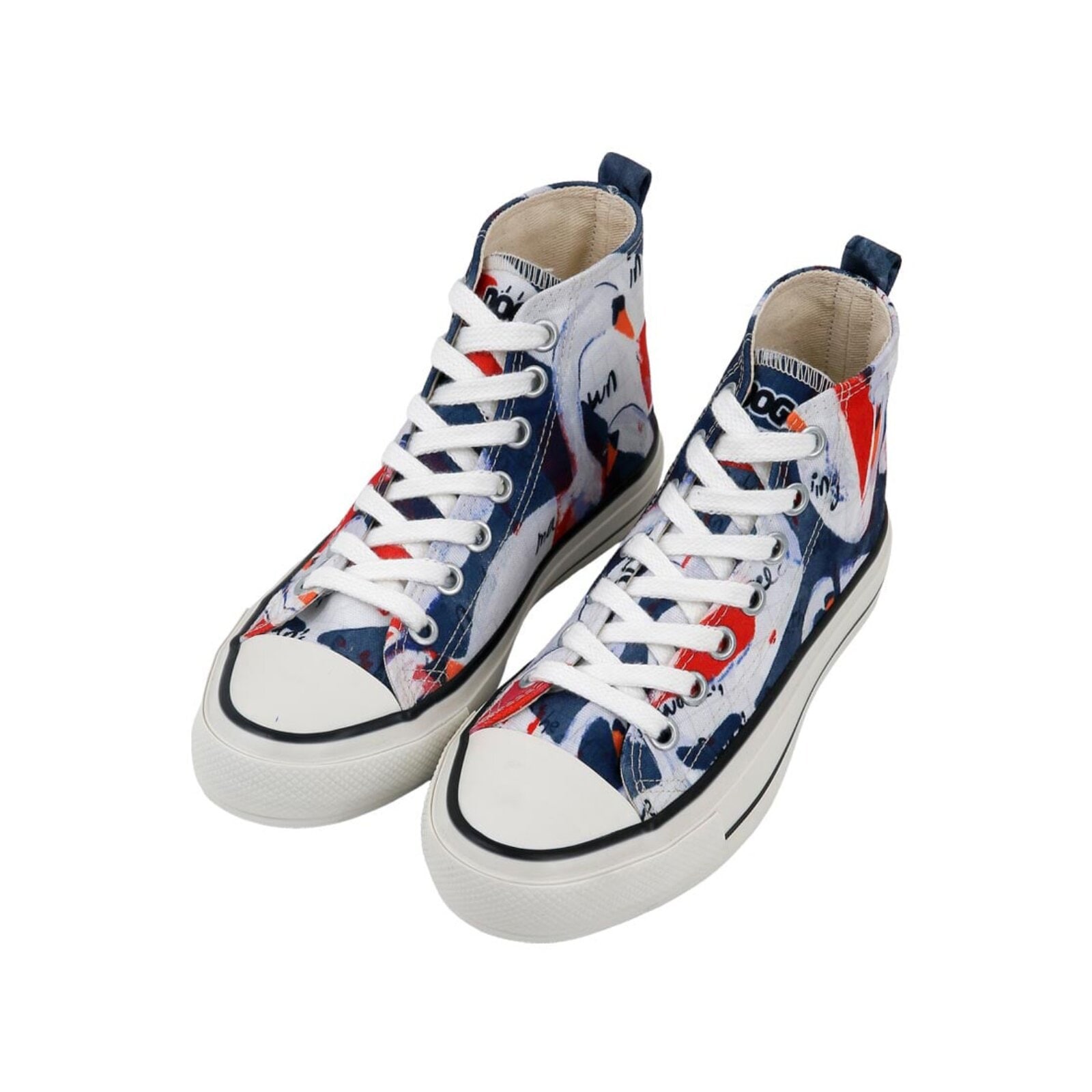 DOGO Sneaker »Lyra High-Top Sneaker Swan And Raven«, Handgefertigt