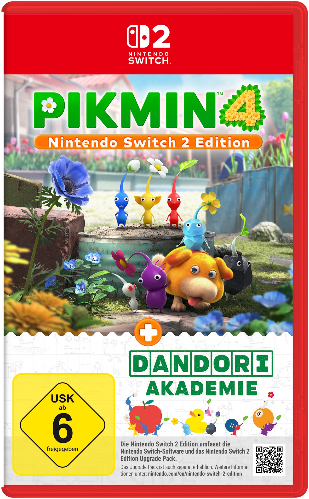 Spielesoftware "Pikmin 4 - Nintendo Switch 2 Edition + Dandori-Akademie", Nintendo Switch 2, bunt, NINTENDO SWITCH 2, Spielesoftware