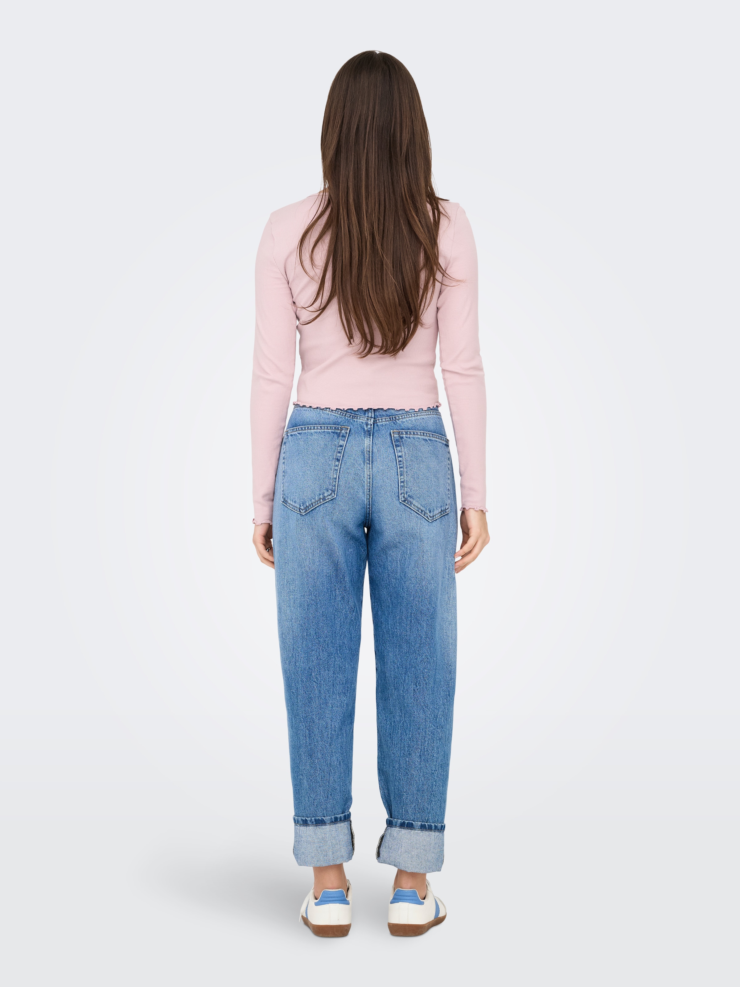 ONLY Langarmshirt »ONLBETTY L/S V-NECK TOP CC JRS«