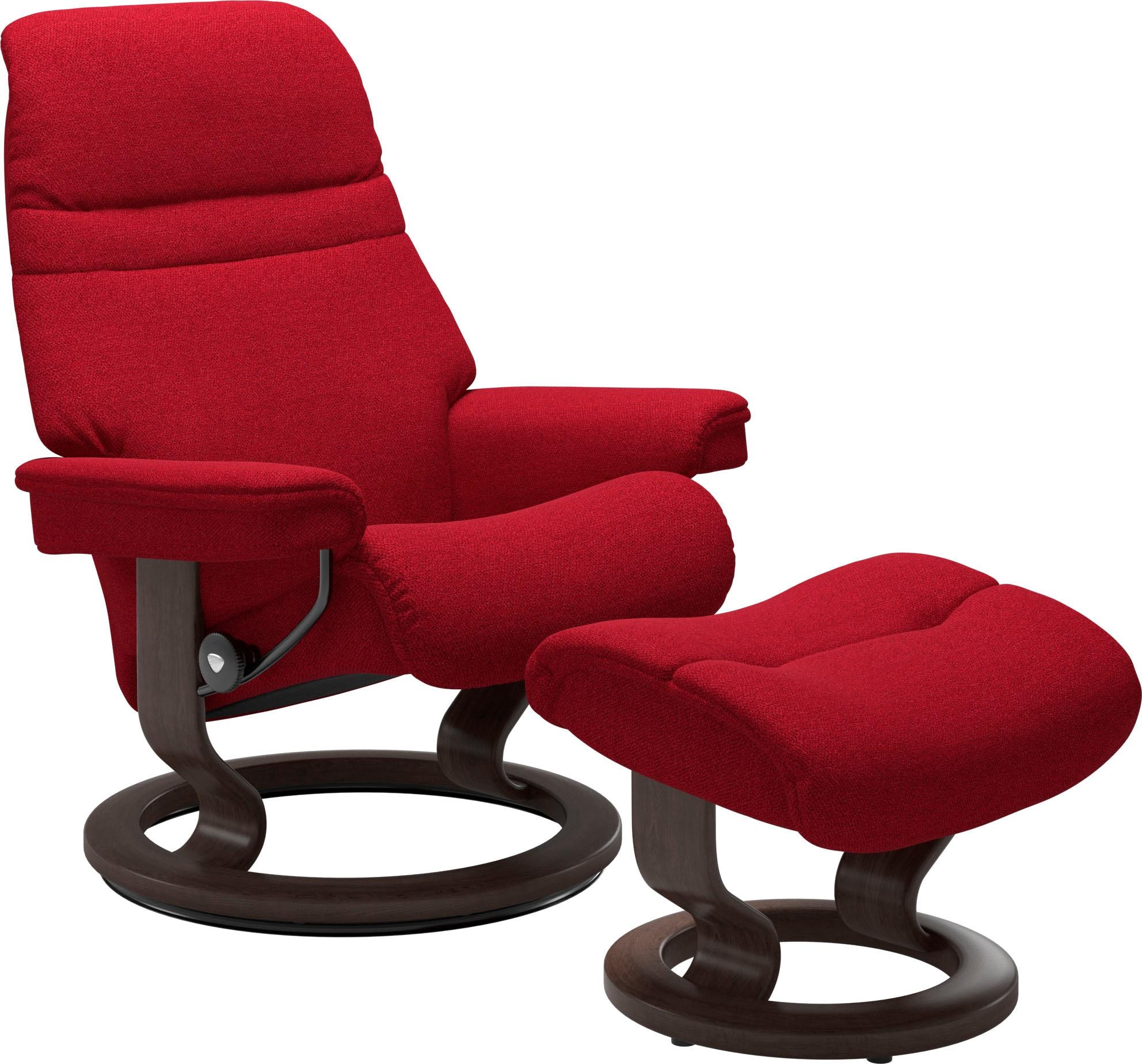 Stressless Fußhocker "Sunrise", mit Classic Base, Gestell Wenge