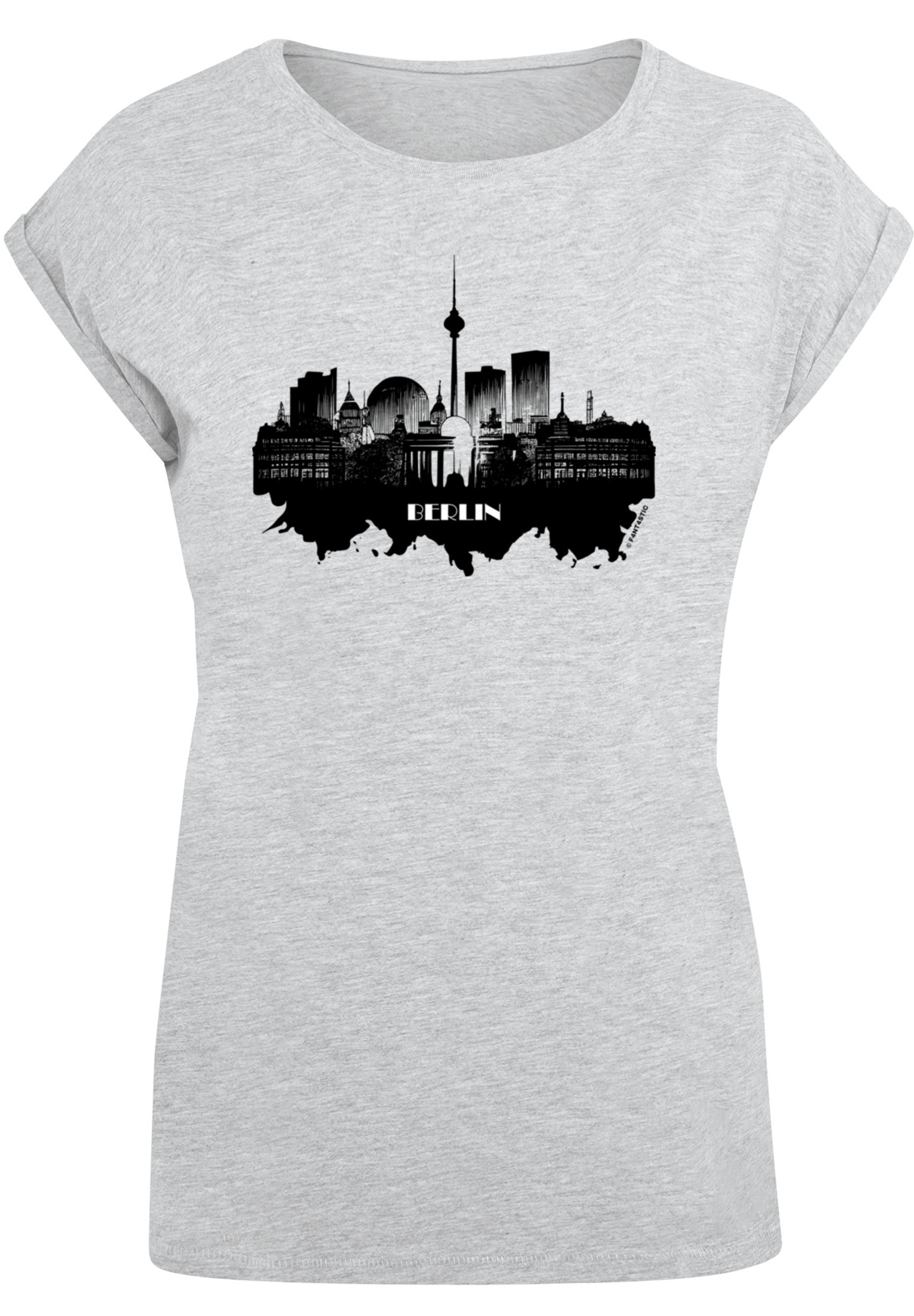 F4NT4STIC T-Shirt »Cities Collection - Berlin skyline«, Print