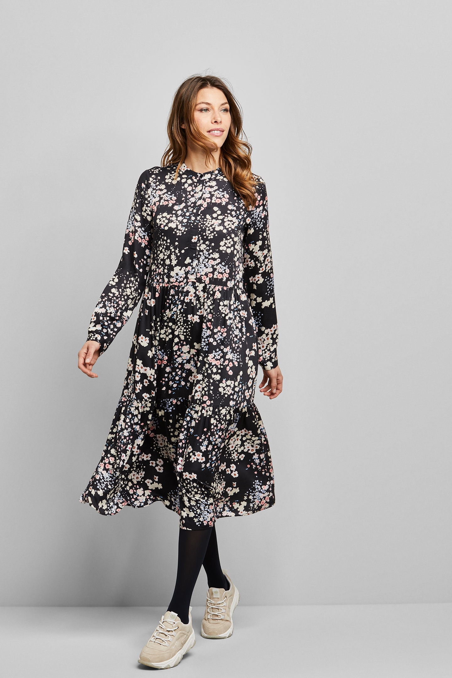 bugatti Blusenkleid, mit angesagtem floralen Print bestellen | BAUR