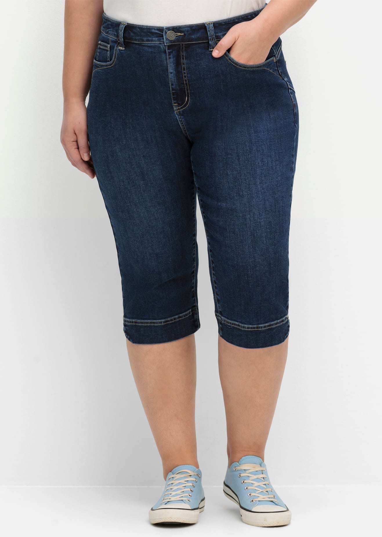 Sheego Caprijeans, (1 tlg.) günstig online kaufen