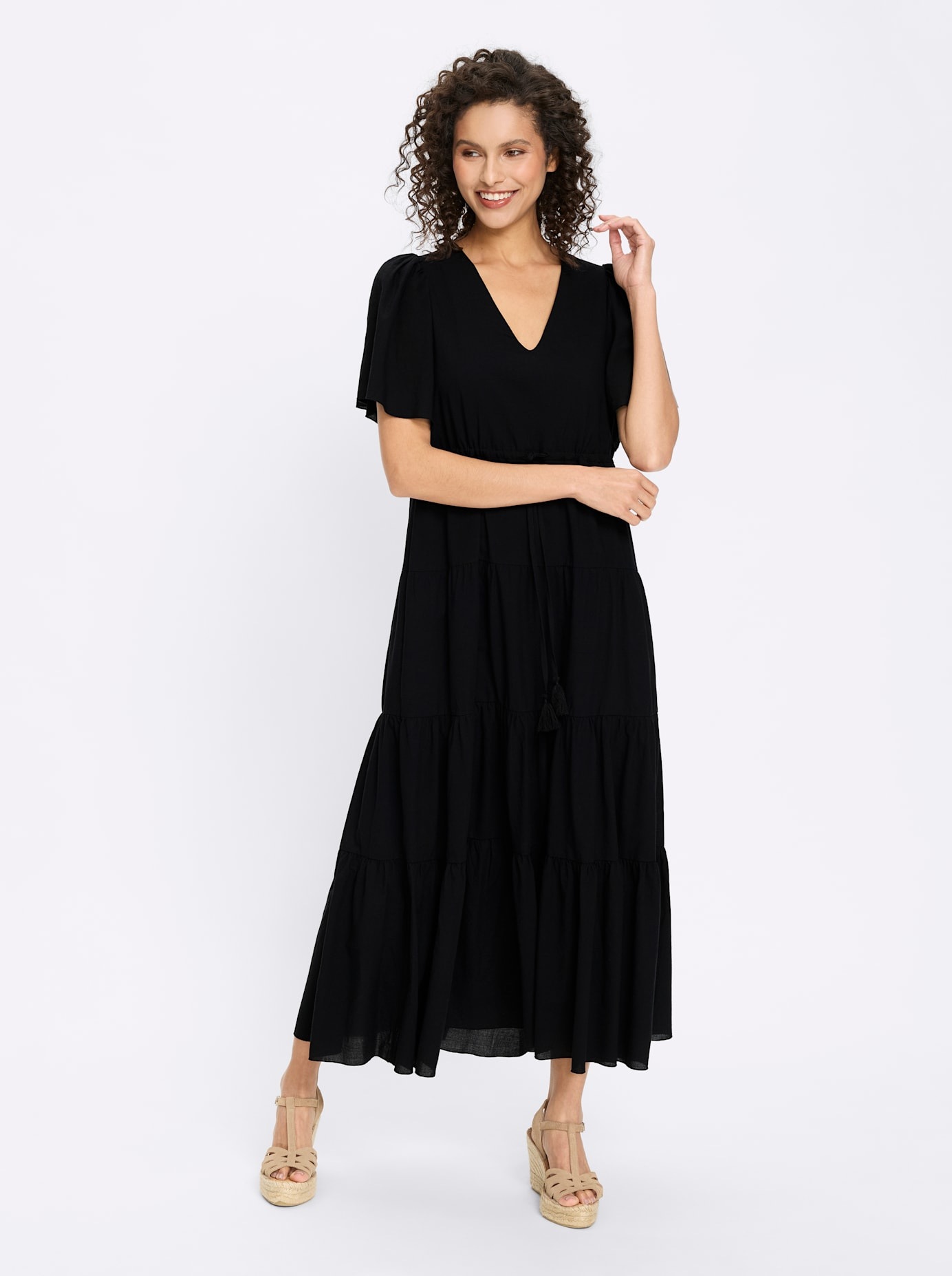 heine Sommerkleid "Webkleid" Eingrifftaschen günstig online kaufen