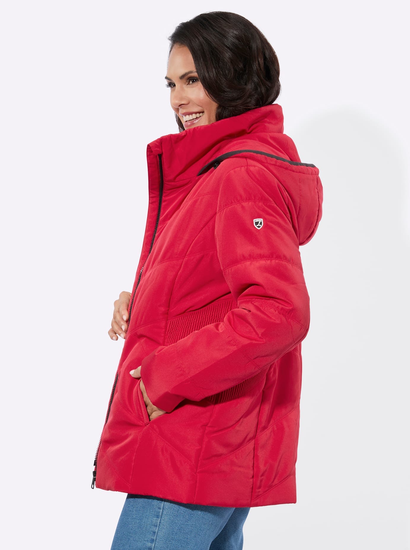 Casual Looks Steppjacke mit Kapuze