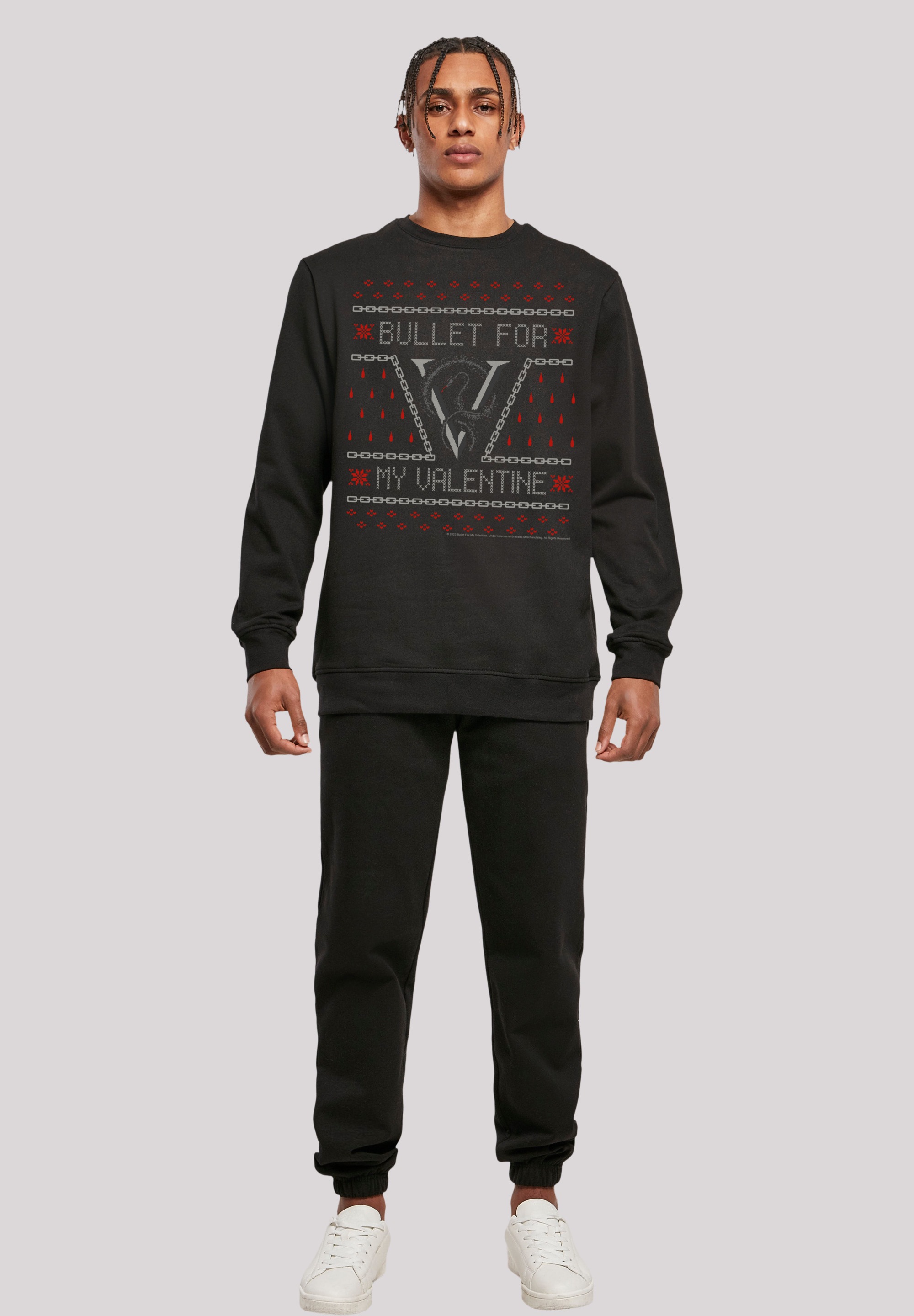 F4NT4STIC Sweatshirt »Bullet for my Valentine Metal Band Christmas«, Premium Qualität, Rock-Musik, Band