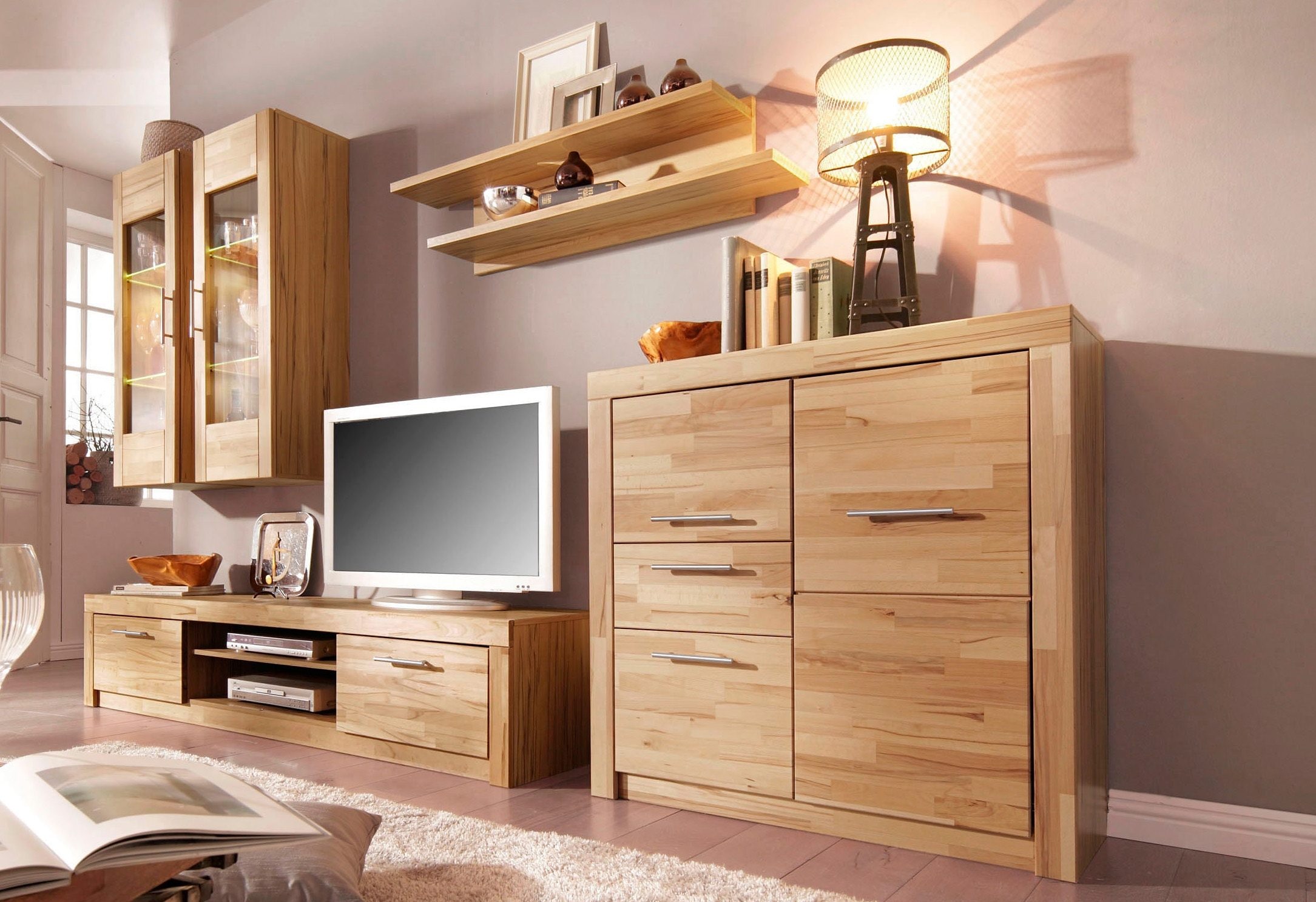 VOGL Möbelfabrik Wohnwand "Toronto" 5 Stk. tlg. günstig online kaufen