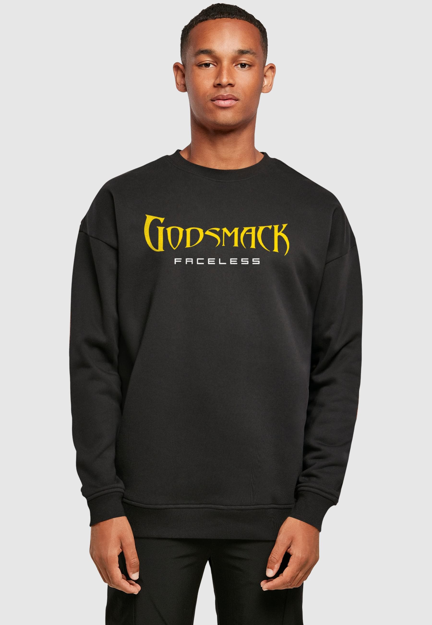Merchcode Rundhalspullover »Merchcode Godsmack - Faceless Sweat Crewneck«, (1 tlg.)