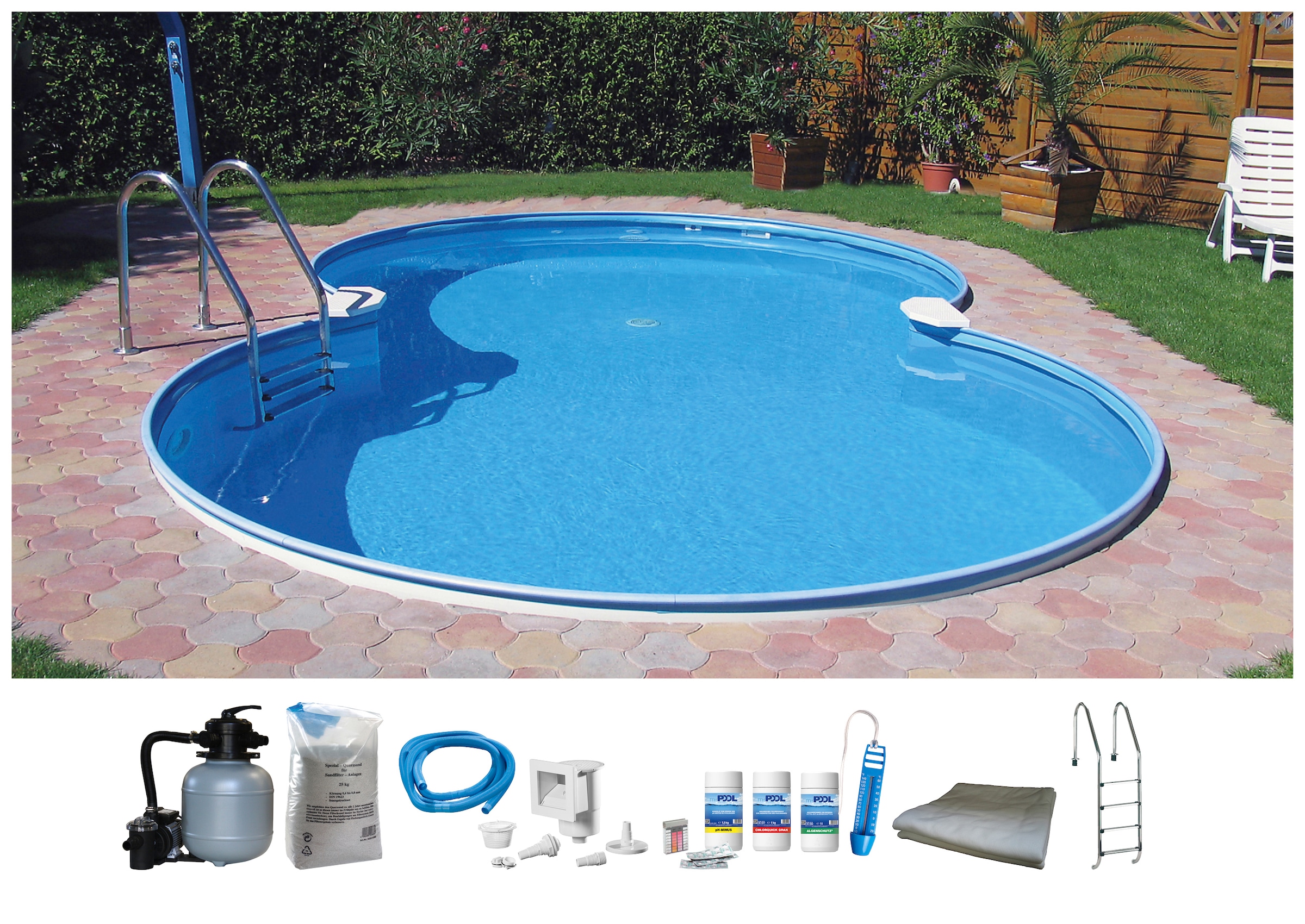 my POOL BWT Achtformpool "BRISBANE 2" in verschiedenen Größen erhältlich günstig online kaufen