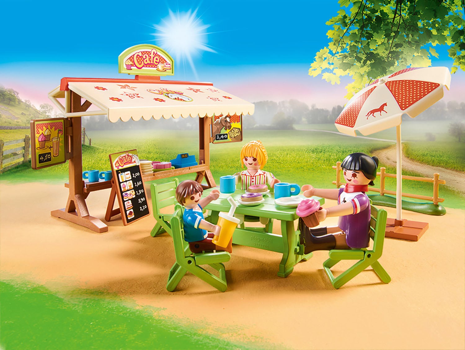 Playmobil® Konstruktions-Spielset »Pony-Café (70519), Country«, (77 St.), Made in Germany
