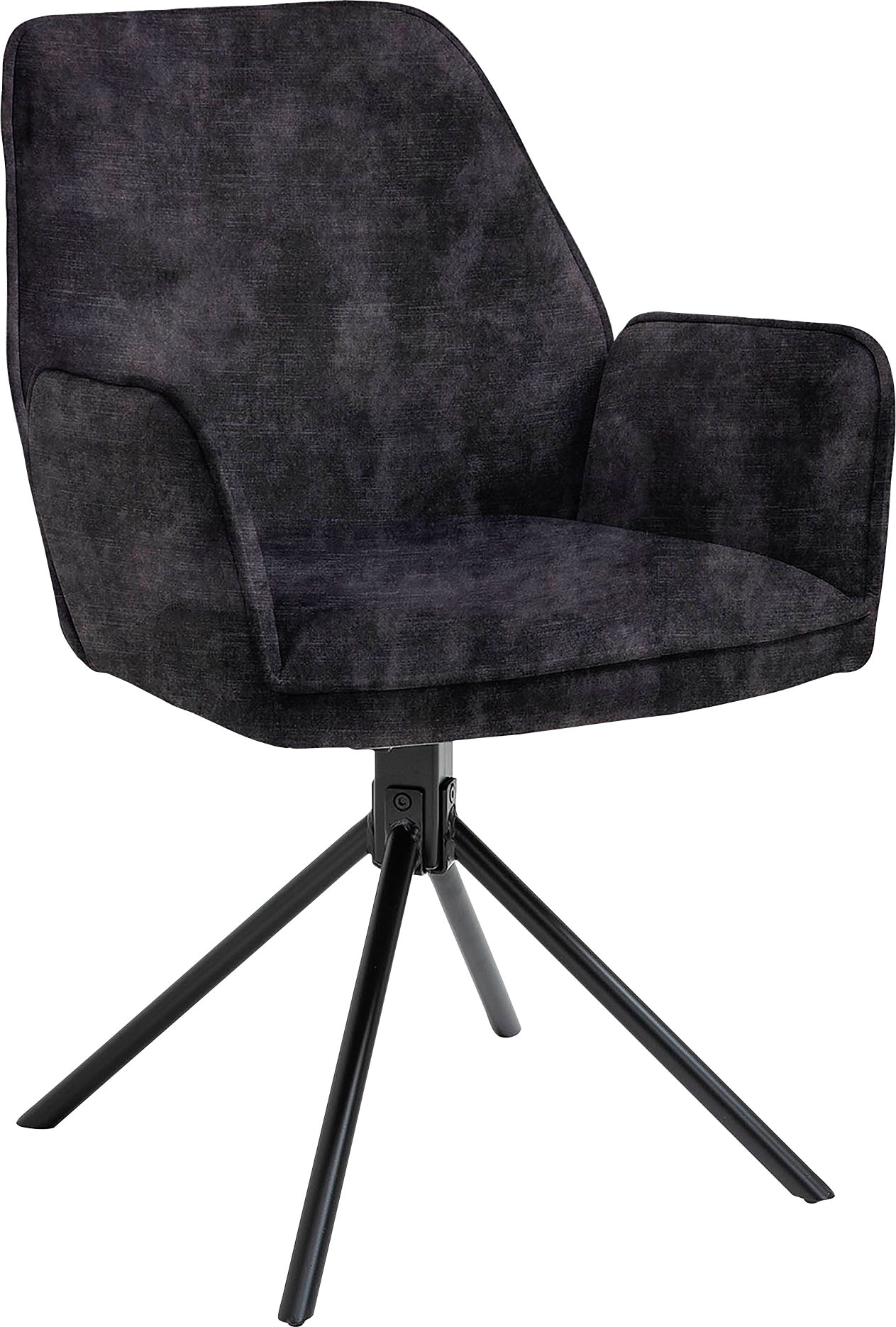 byLIVING Esszimmerstuhl »Blair«, (Set), 2 St., Samtstoff Velvet, 2er-Set, 360 Grad drehbar, gemütlicher Sessel, verschiedenen Stoffe