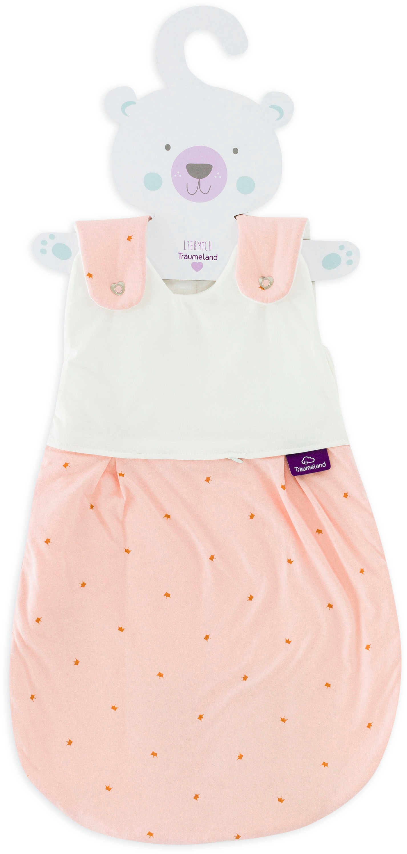 Träumeland Babyschlafsack "Außenschlafsack LIEBMICH, Design Märchengold" günstig online kaufen