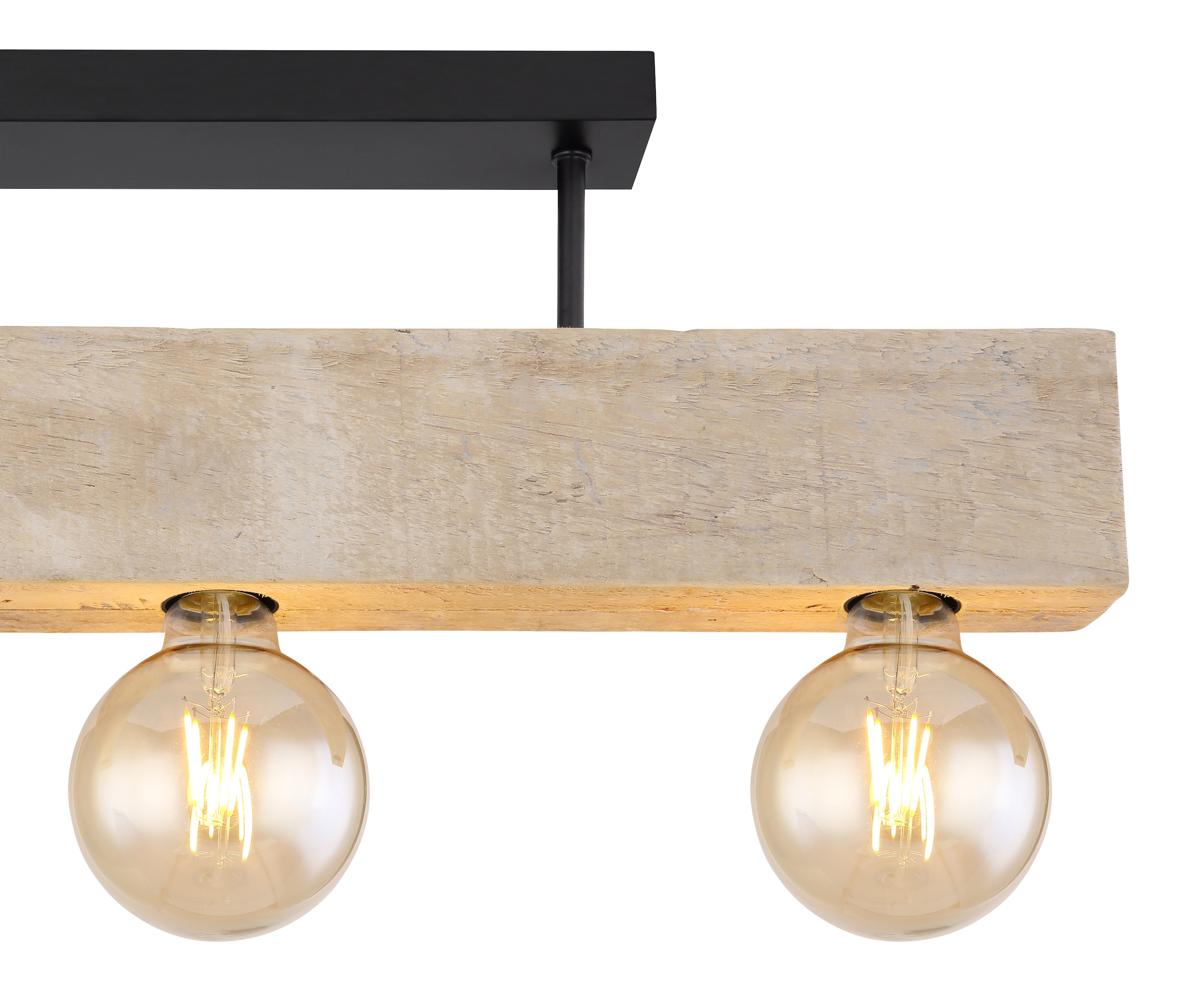 GLOBO LIGHTING Deckenleuchte »ADALIE«, Leuchtmittel E27 | ohne Leuchtmittel, Deckenlampe/Holz/Wohnbereich/Esszimmer/Flur/modern