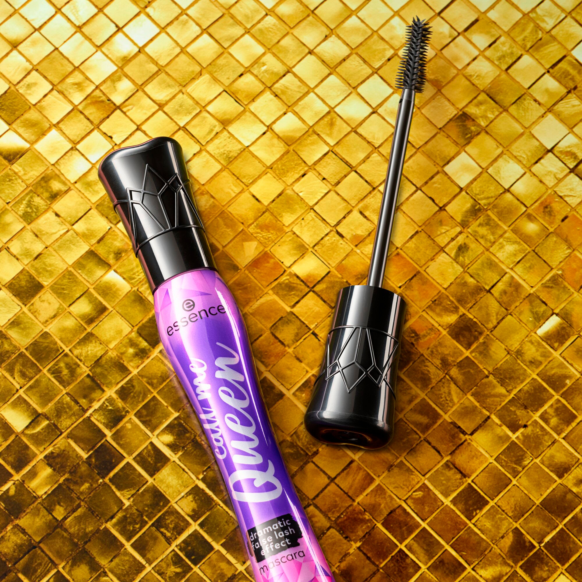 Essence Mascara »call me Queen dramatic false lash effect mascara«, (3er Pack), mit Falsche-Wimpern-Effekt