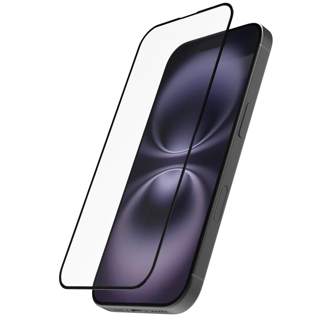 Hama Displayschutzglas »D3O Displayschutz, Schutzglas für Apple iPhone 16 Plus«, für iPhone 16 Plus, mit Montagehilfe, extrem robust und langlebig