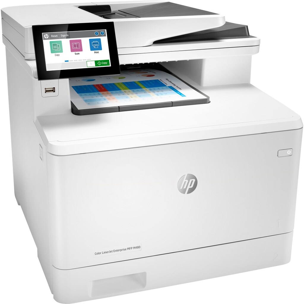 HP Laserdrucker »Color LaserJet Enterprise MFP M480f«, HP+ Instant Ink kompatibel