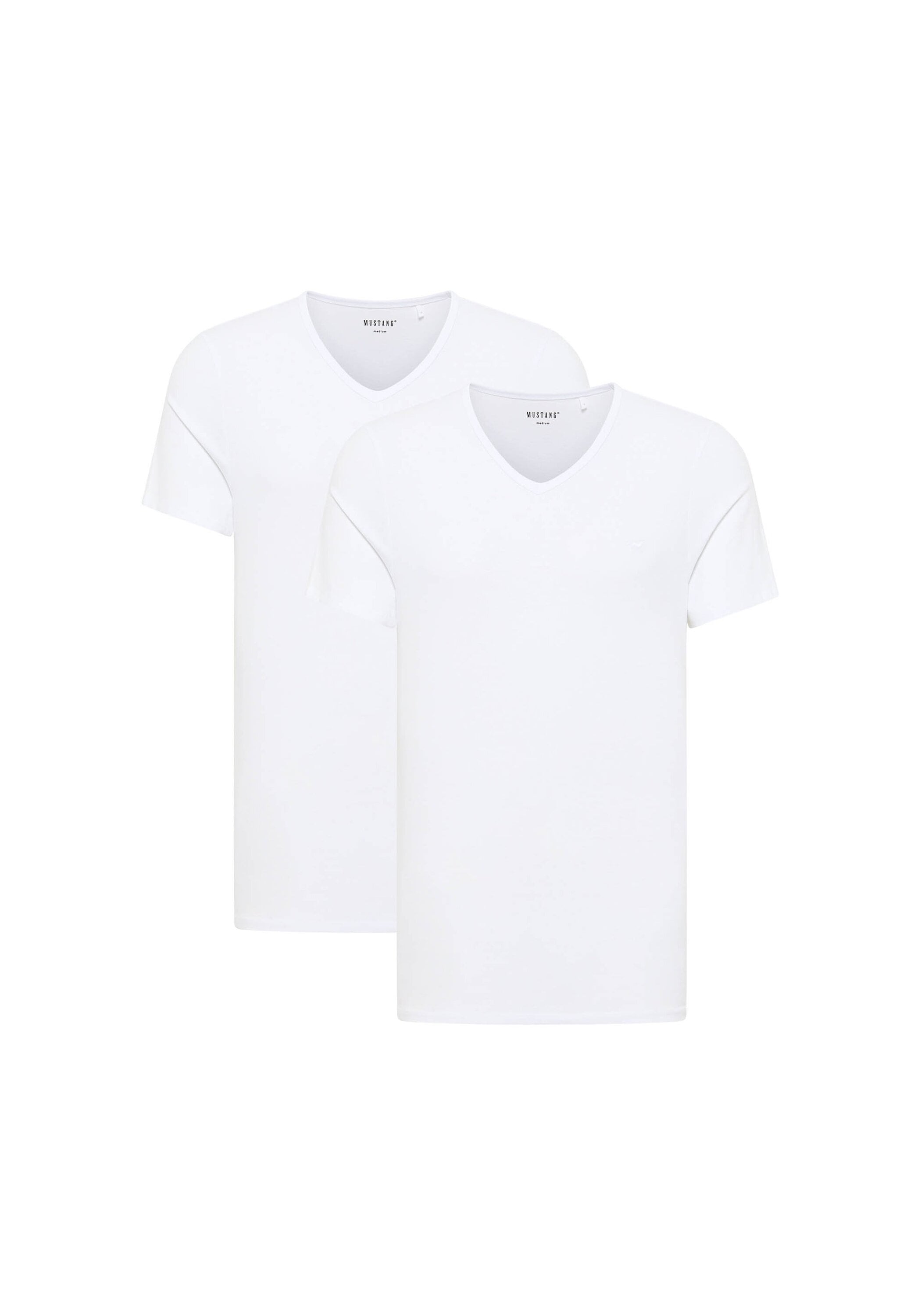 MUSTANG T-Shirt "T-Shirt Style Amado 2-Pack 2er Pack"