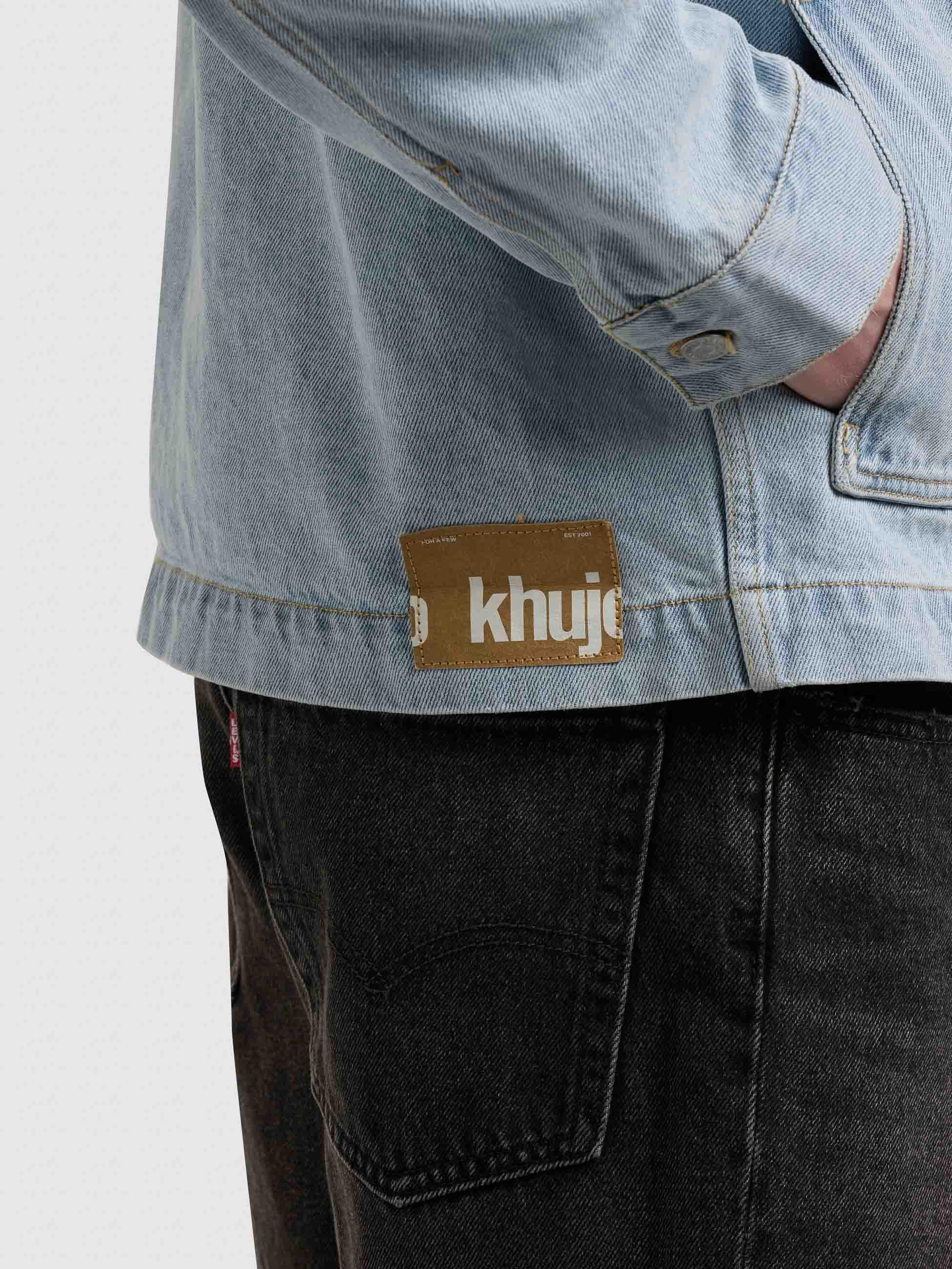 khujo Jeansjacke »Barto« ohne Kapuze Modische Jacke in Jeans-Optik