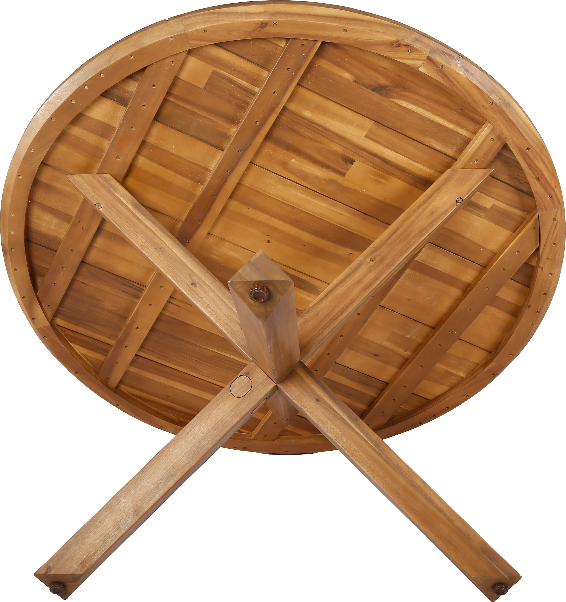 Best Gartentisch »Delft«, (Packung, 1 St.), Gartentisch rund Akazie