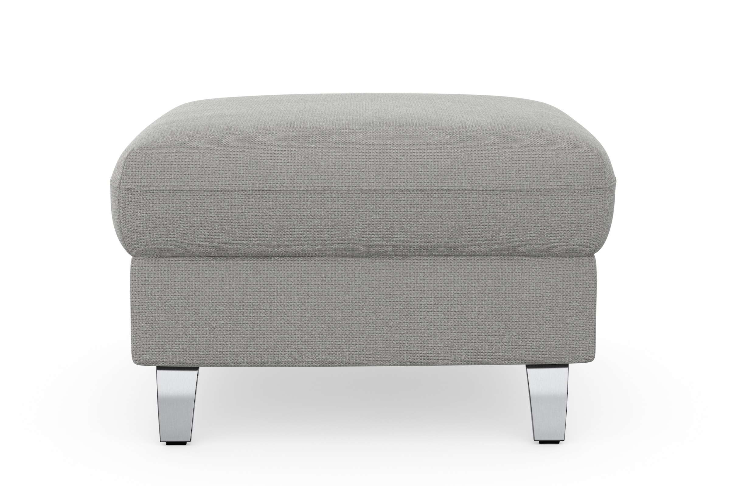sit&more Stauraumhocker »Grenoble«, mit Stauraum und satinierten Füßen