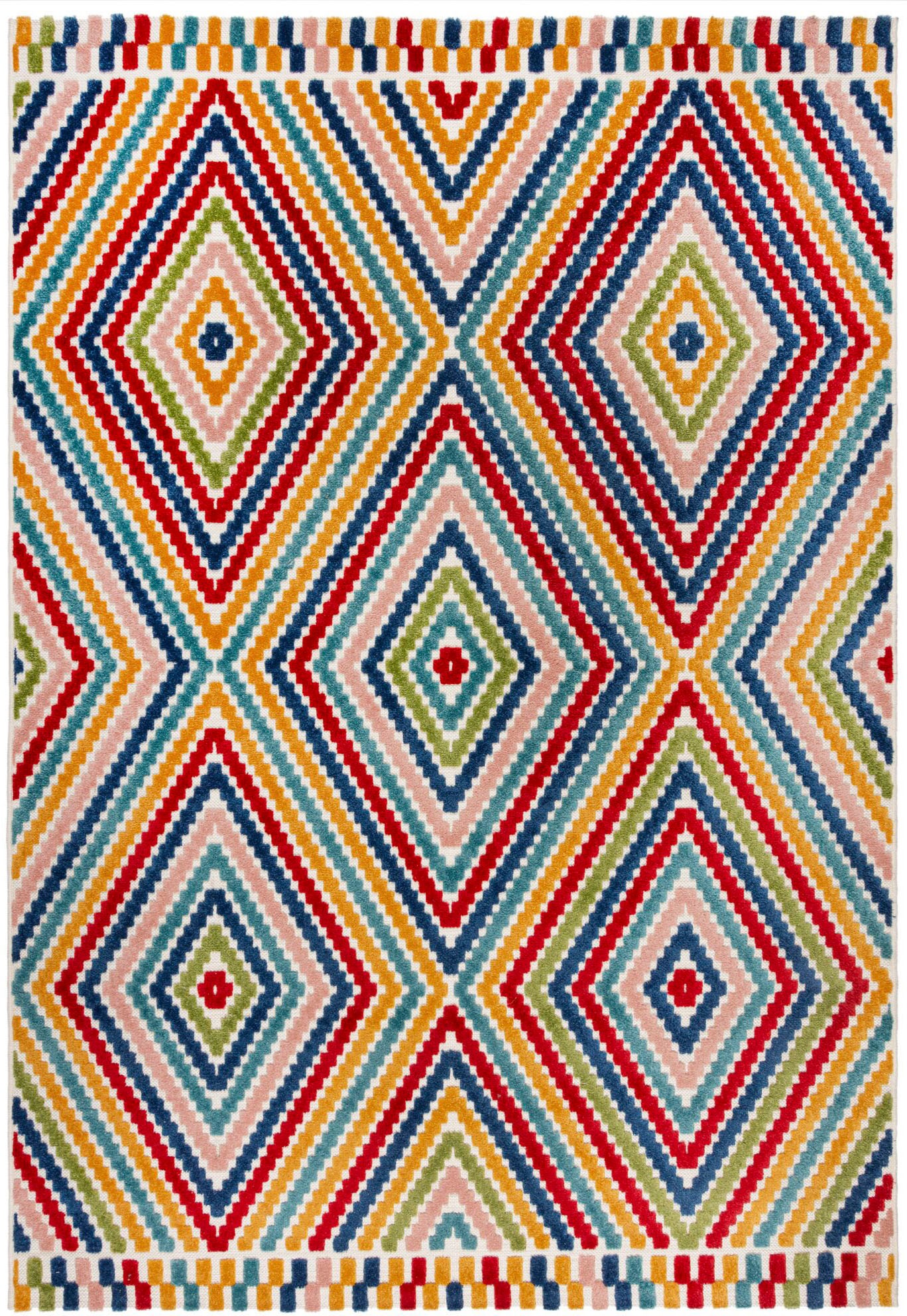 FLAIR RUGS Teppich "Diamond" rechteckig 3 mm Höhe In & Outdoor geeignet, Ho günstig online kaufen