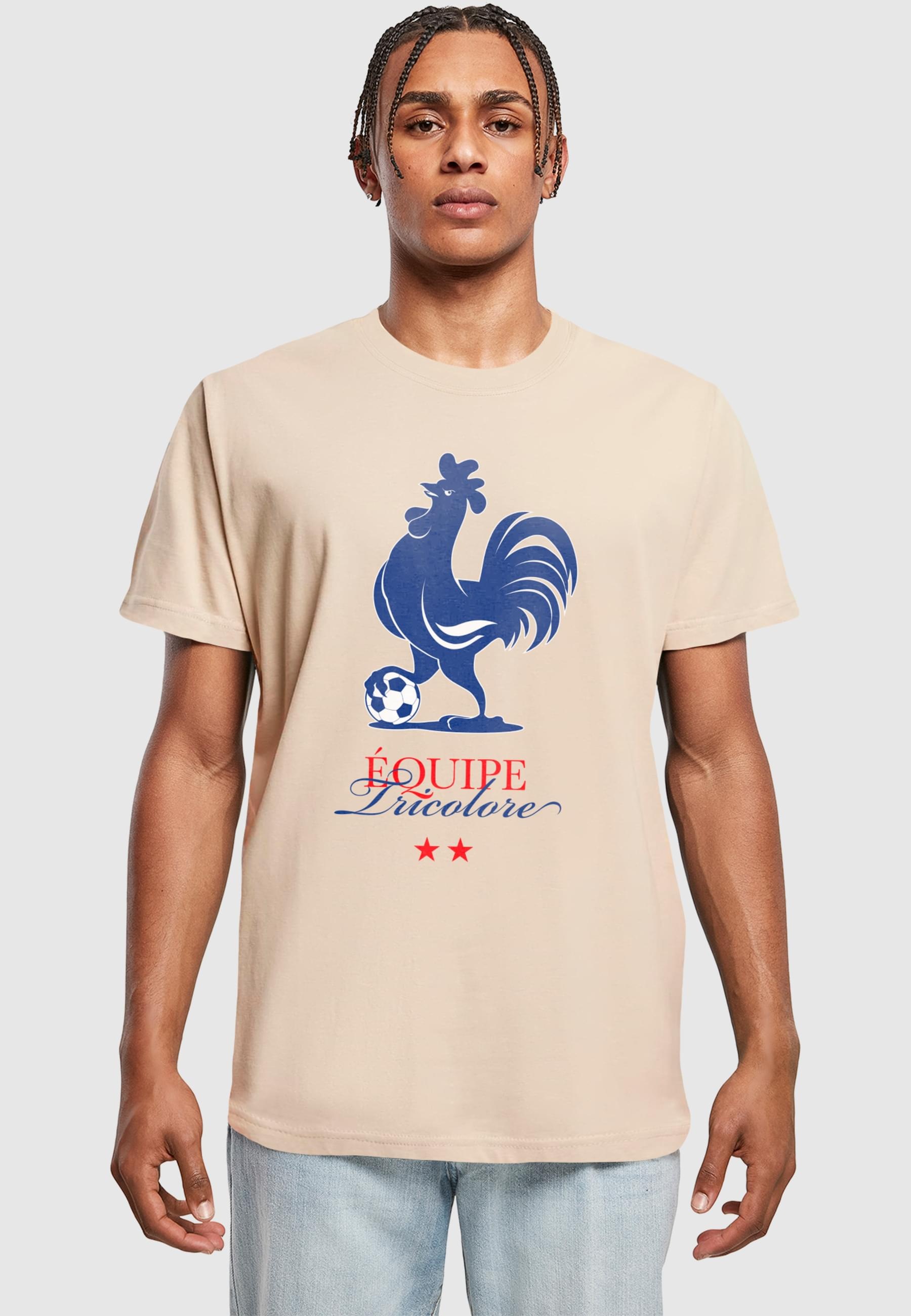 MisterTee T-Shirt »MisterTee Équipe Tri Color 1.0 Tee«, (1 tlg.)