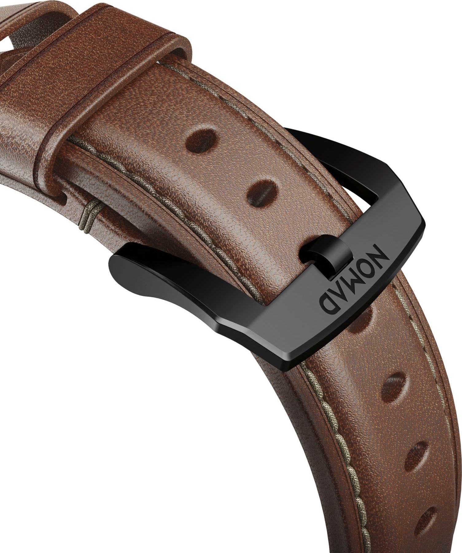 Nomad 42/44/45/49mm« BAUR Smartwatch-Armband Brown | Connect. Trad. »Strap Lthr. Friday Black