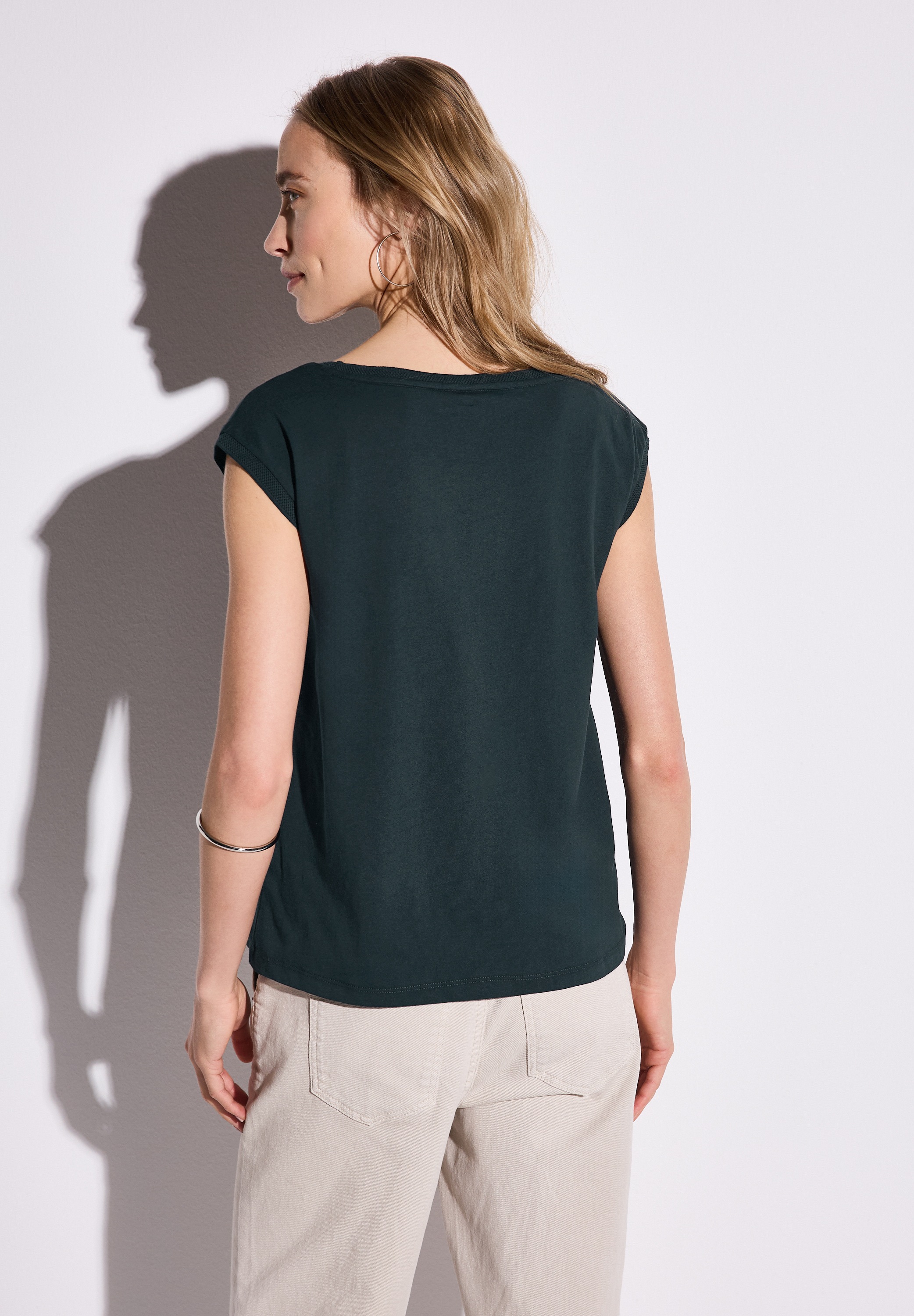 STREET ONE T-Shirt, aus reiner Baumwolle