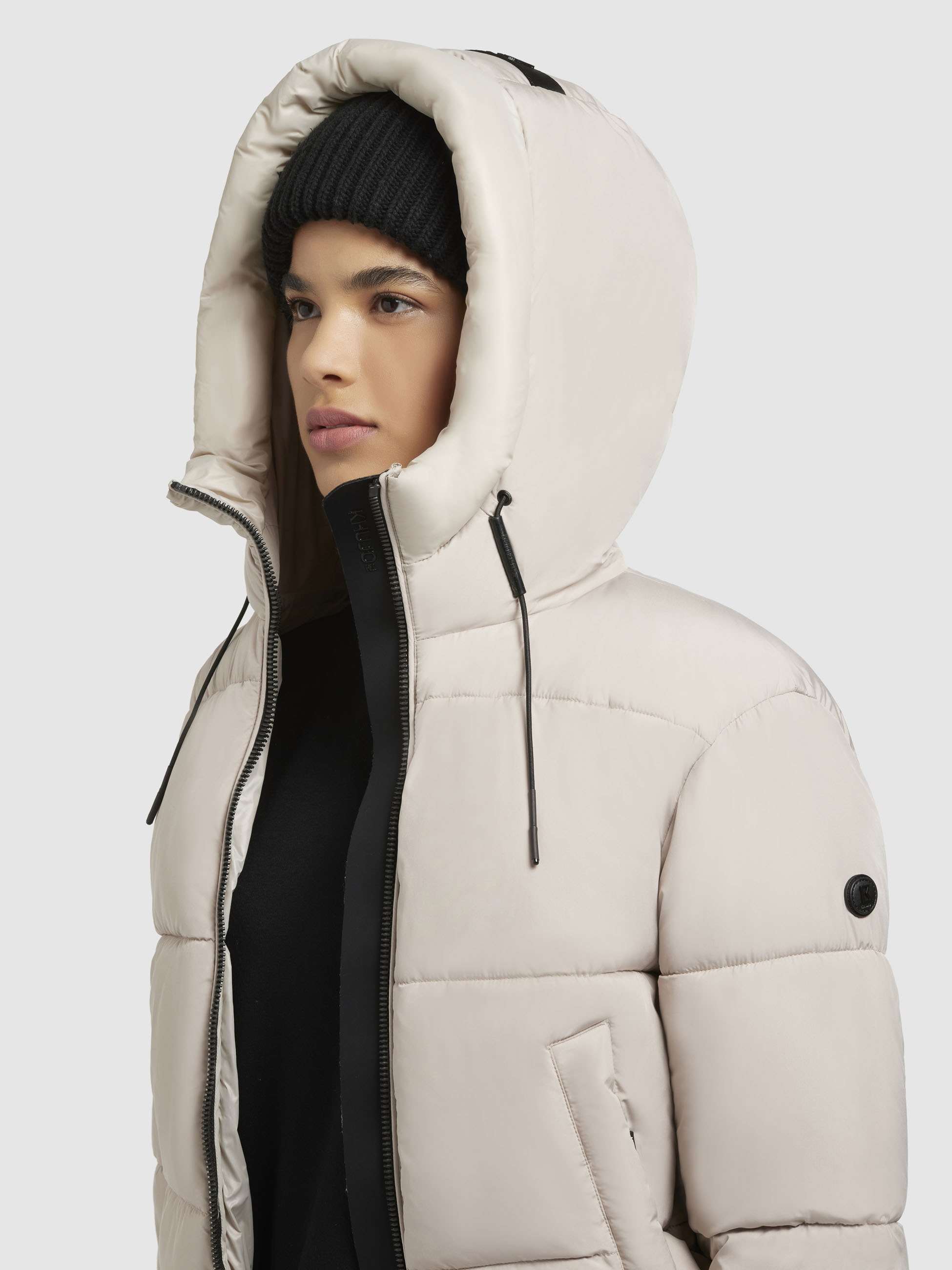 khujo Steppjacke »ELIDA«, mit Kapuze