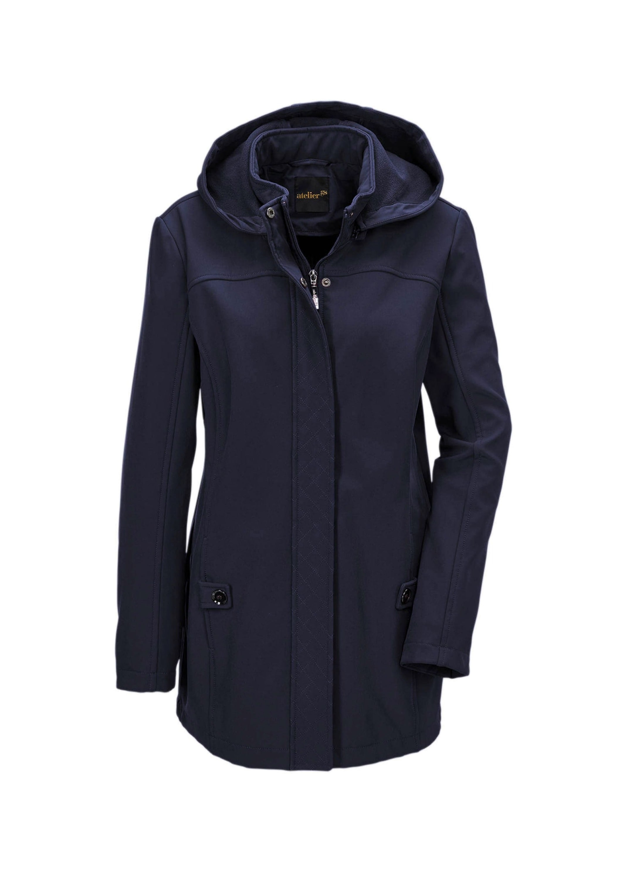 GOLDNER Funktionsjacke "Wasserabweisende Softshelljacke mit Kapuze" Für jede Wetterlage geeignet
