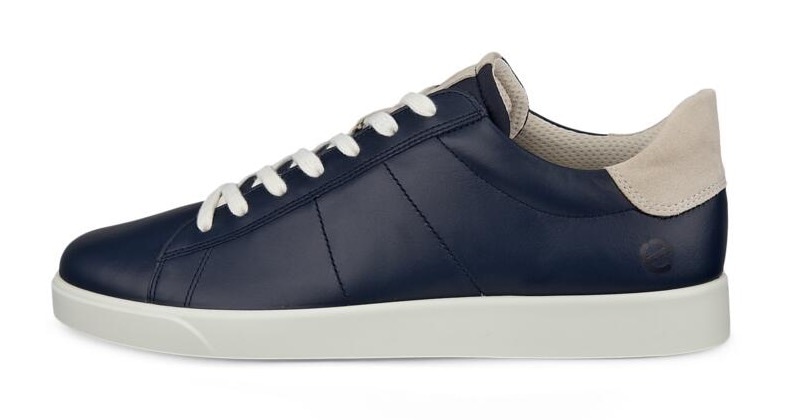 Ecco Sneaker »STREET LITE M«, im Retro-Look, Freizeitschuh, Halbschuh, Schnürschuh