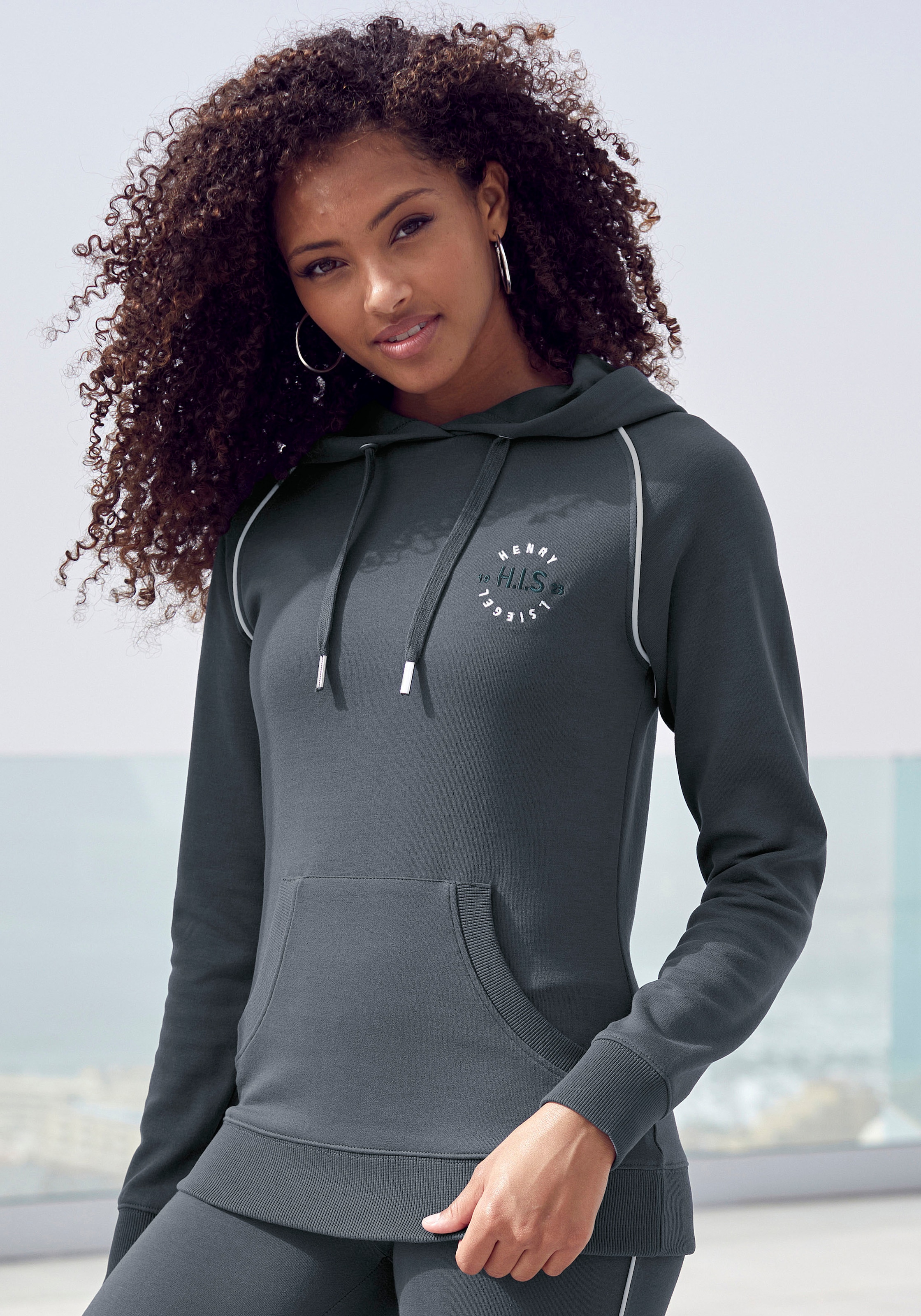 H.I.S Hoodie, mit Kängurutasche, Loungewear