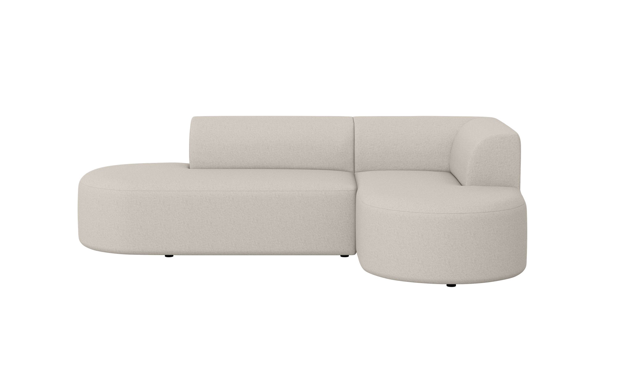 andas Ecksofa »Ecksofa Tvinne mit Ottomane links oder rechts bestellbar«, L-Form, mit Wellenunterfederung, BxTxH 260x170x73 cm
