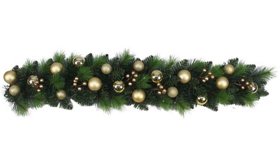 LED Dekoobjekt »Noel, Weihnachtsdeko, Länge ca. 100 cm«, Weihnachtsranke mit Kugeln...