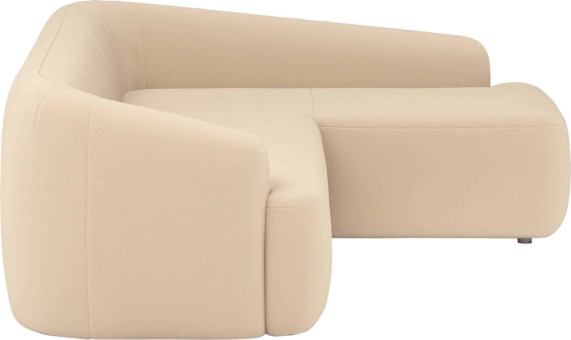 INOSIGN Ecksofa »Nergal, organisches Design, Breite 296cm, L-Form« Modernes Design, schlichte Optik, stilvoller Blickfang im Wohnzimmer