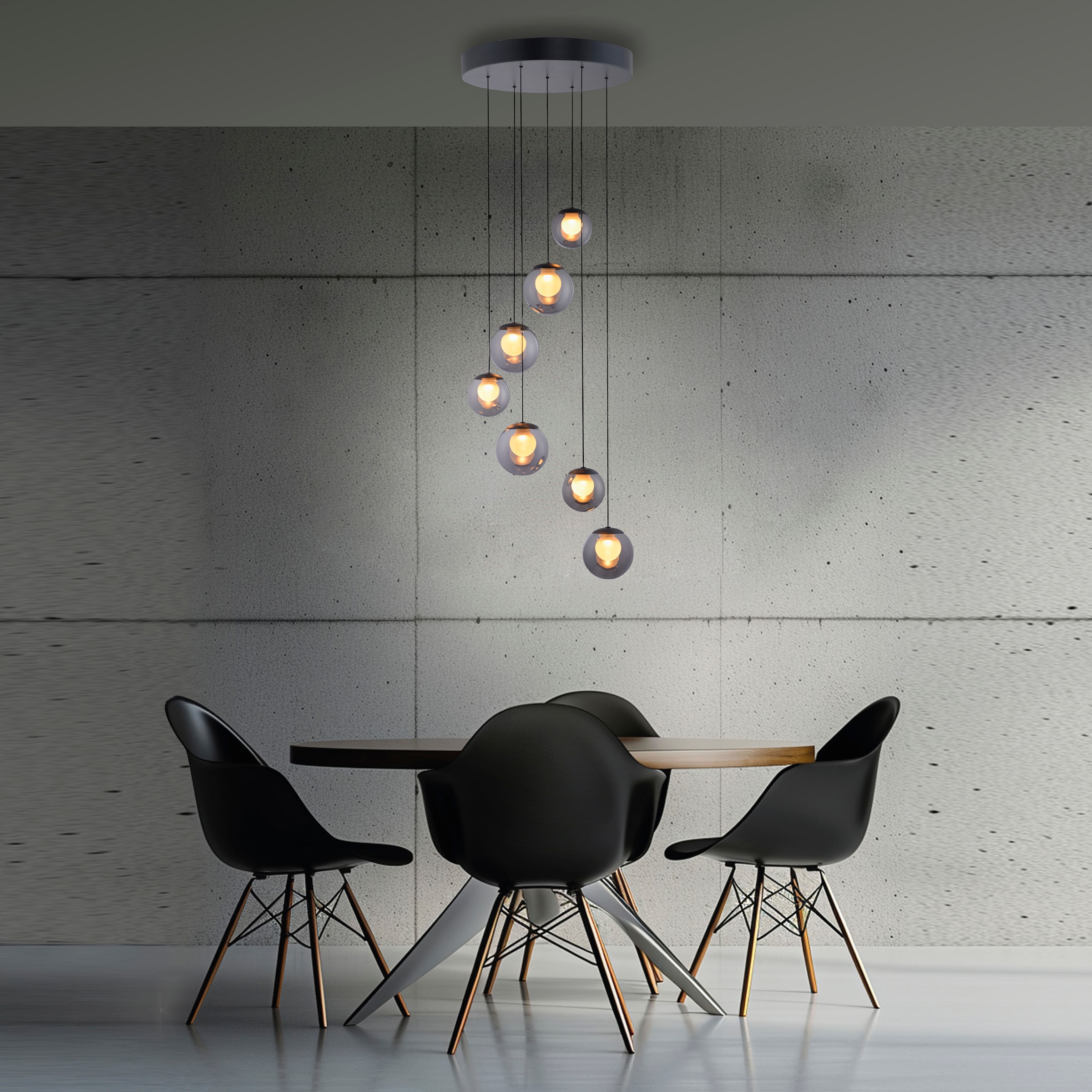 Neuhaus PURE LED Pendelleuchte »PURE Popup« LED-Board 1 Stk. warmweiß - kaltweiß Comfort Lift, CCT, dimmbar über Fernbedienung