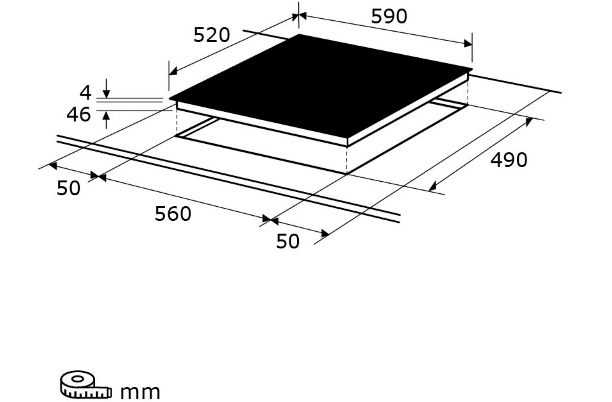 exquisit Backofen-Set »BAKO555600U«, BAKO555600U, Kühlventilator