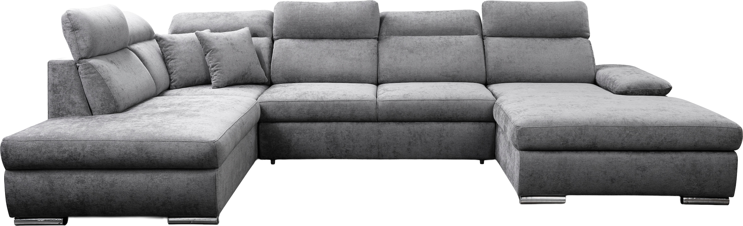 WERK2 Wohnlandschaft »Cordoba inkl. Bett, Bettkasten & Kopfteilfunktion, Breite 359 cm«