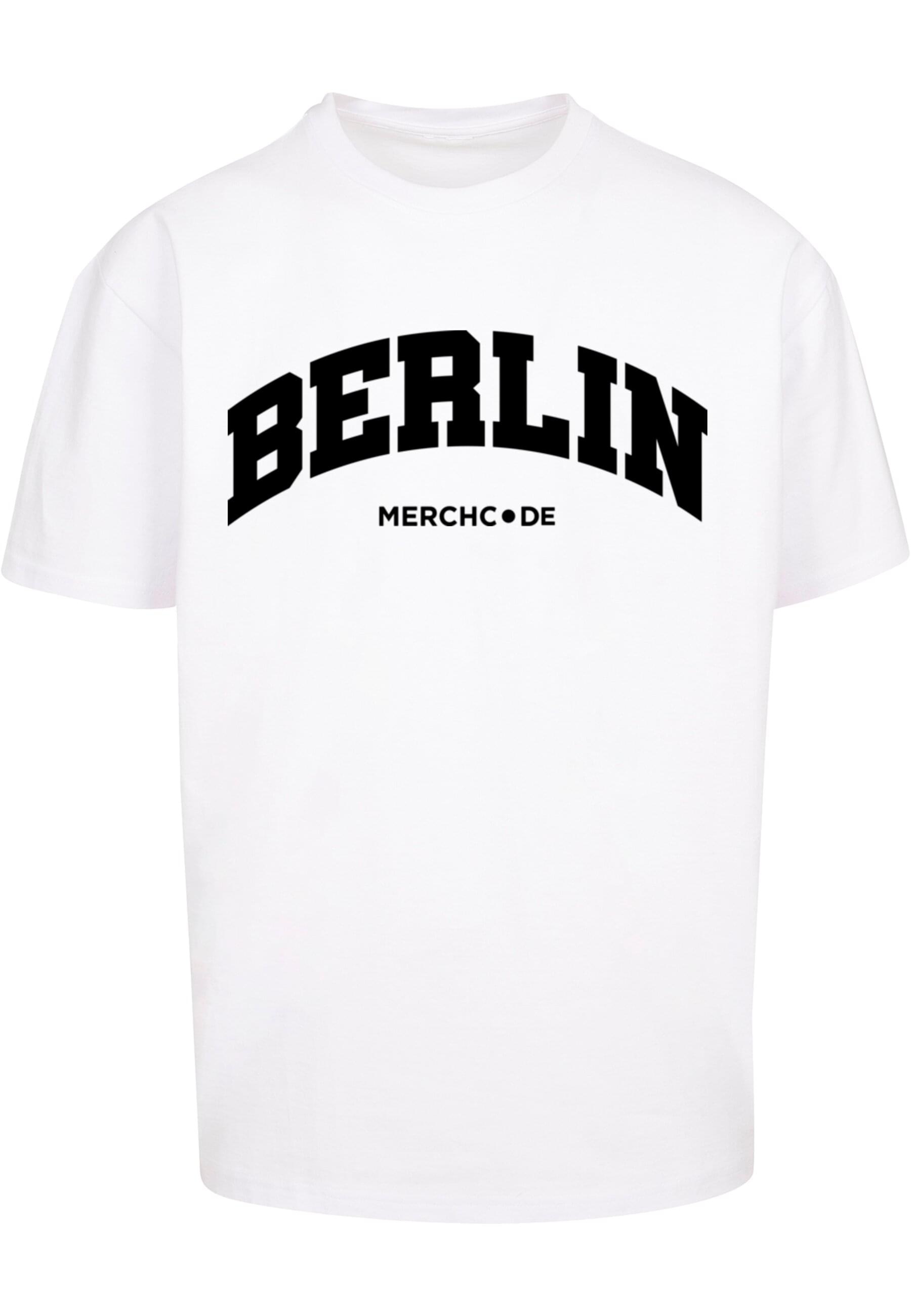 Merchcode T-Shirt "Merchcode Herren Berlin Wording - Heavy Oversize Tee", ( günstig online kaufen