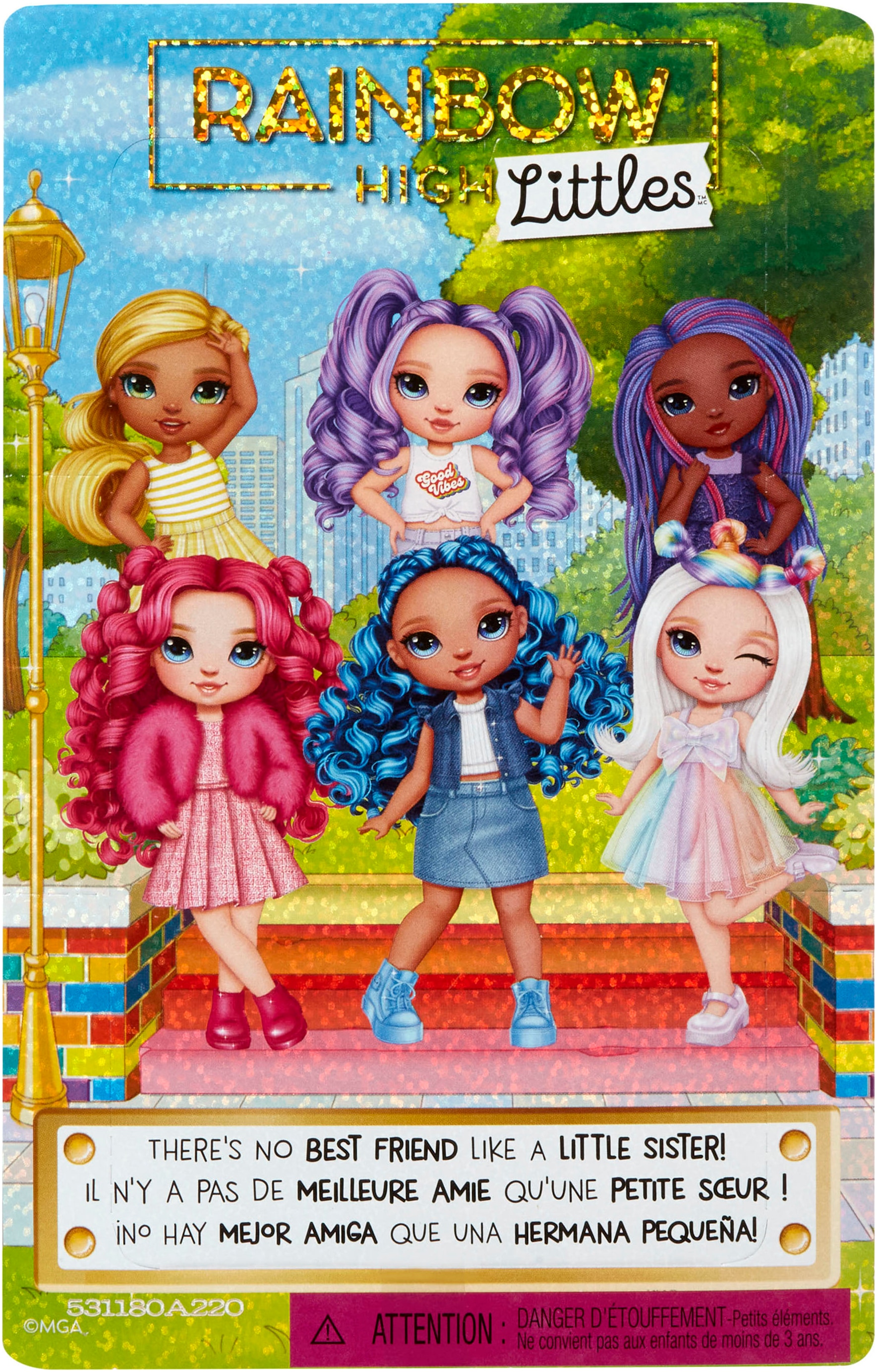RAINBOW HIGH Anziehpuppe »Rainbow High Littles Dolls - Magenta (Pink)«