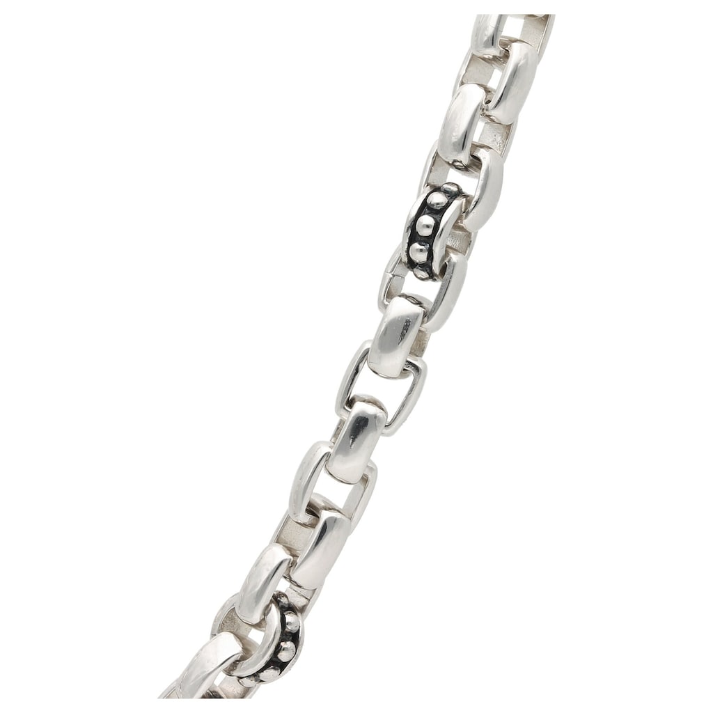 GIORGIO MARTELLO MILANO Armband »eckige Glieder teilweise geschwärzt Silber 925«